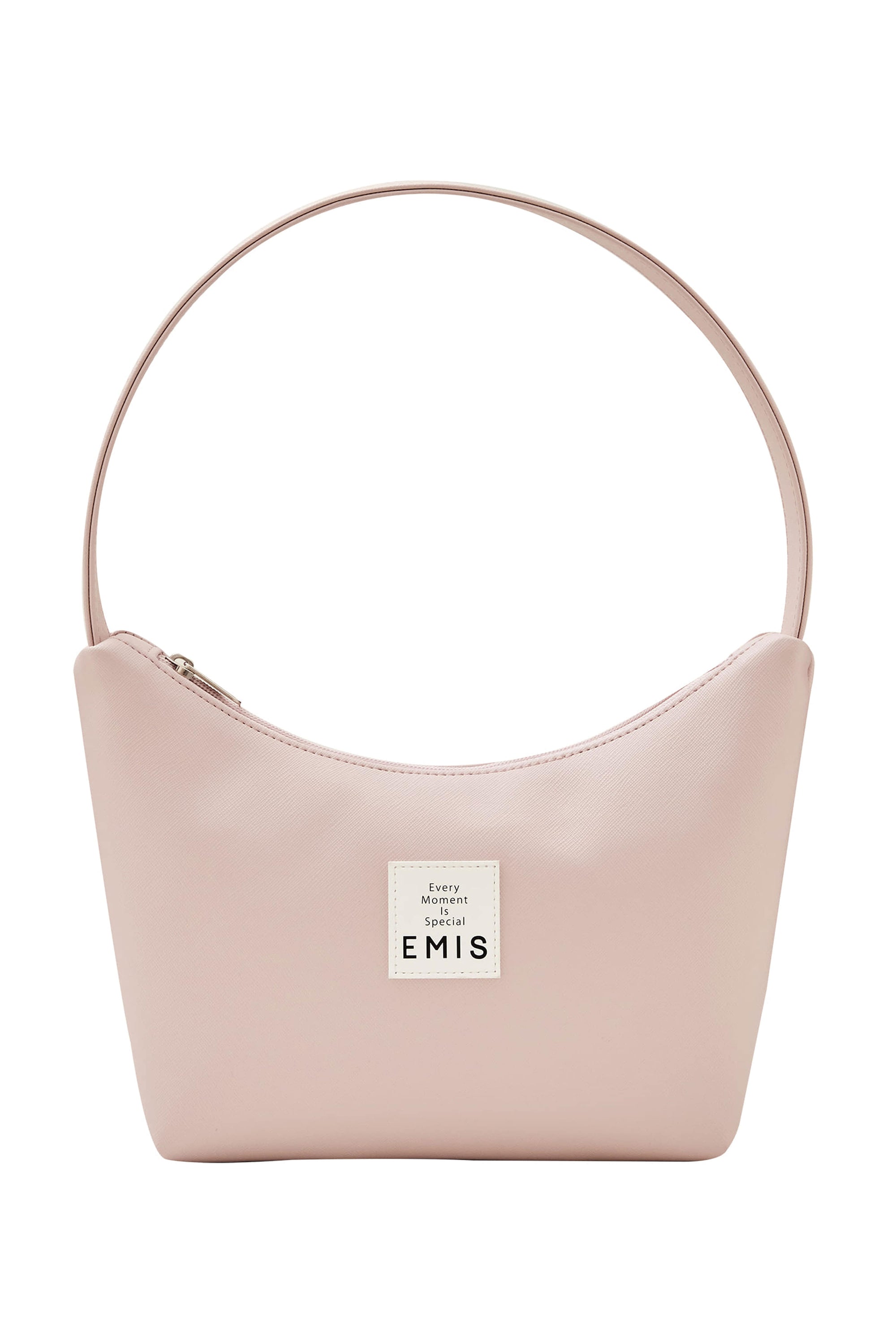 NEW LEATHER HOBO BAG-LIGHT PINK