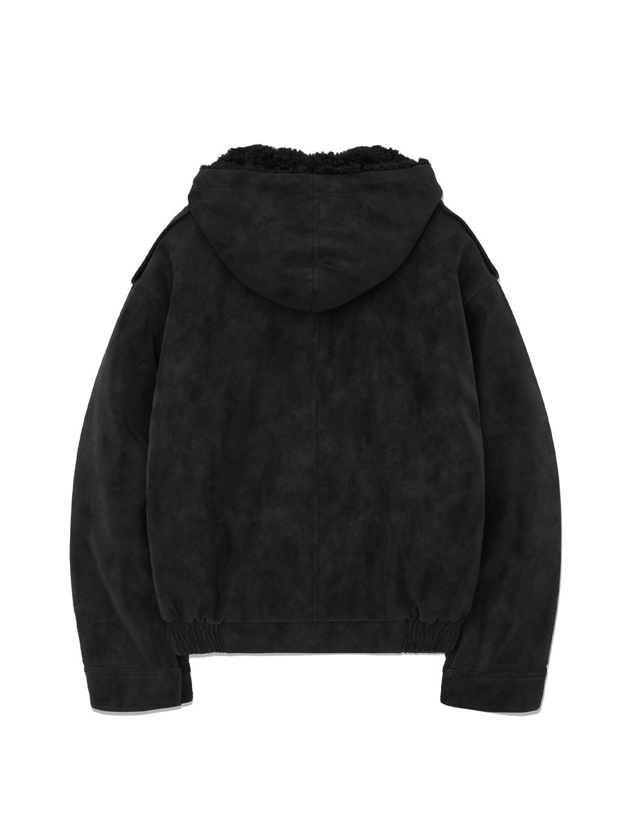 GLOWNY G Matte Suede Jumper (Black)