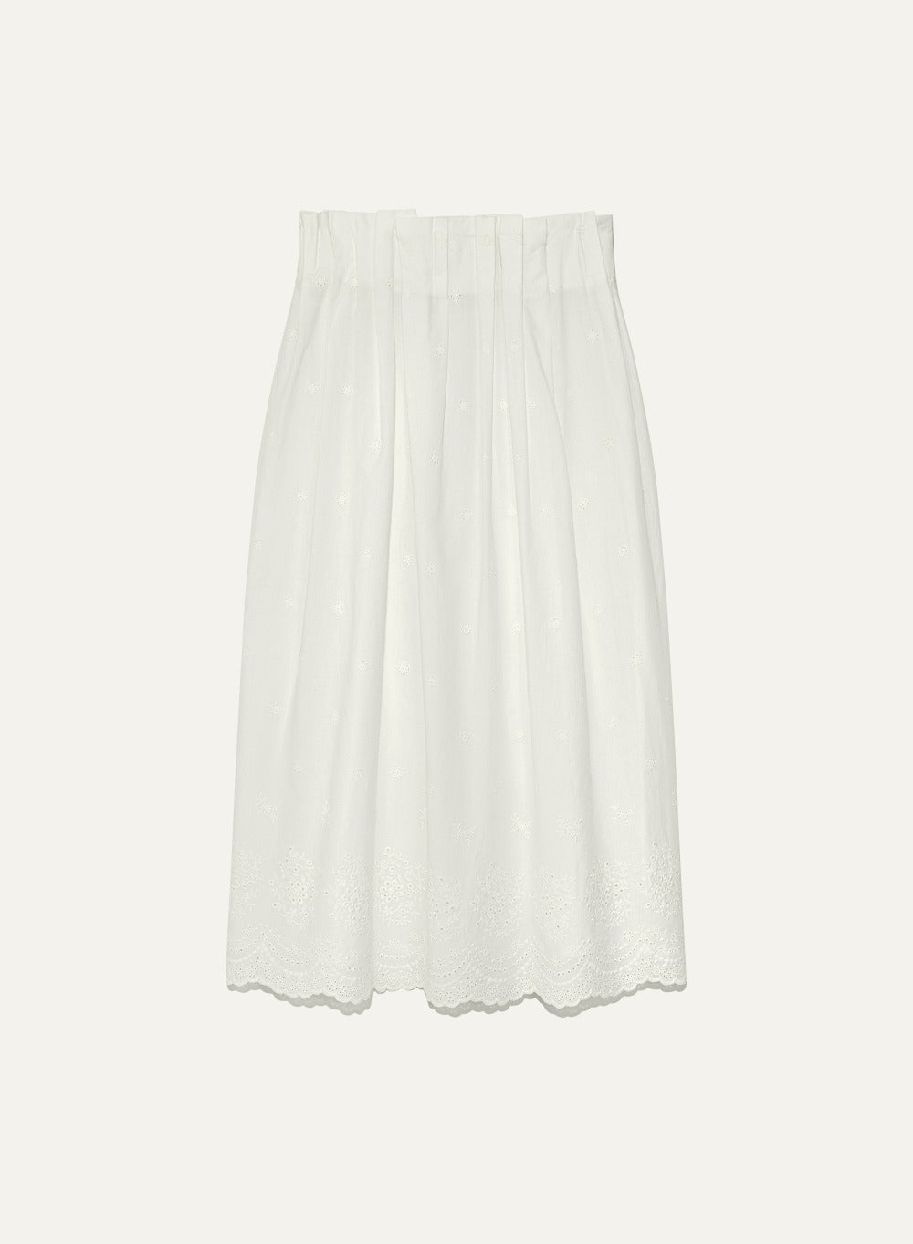 Kindersalmon Coppélia Lace Skirt White