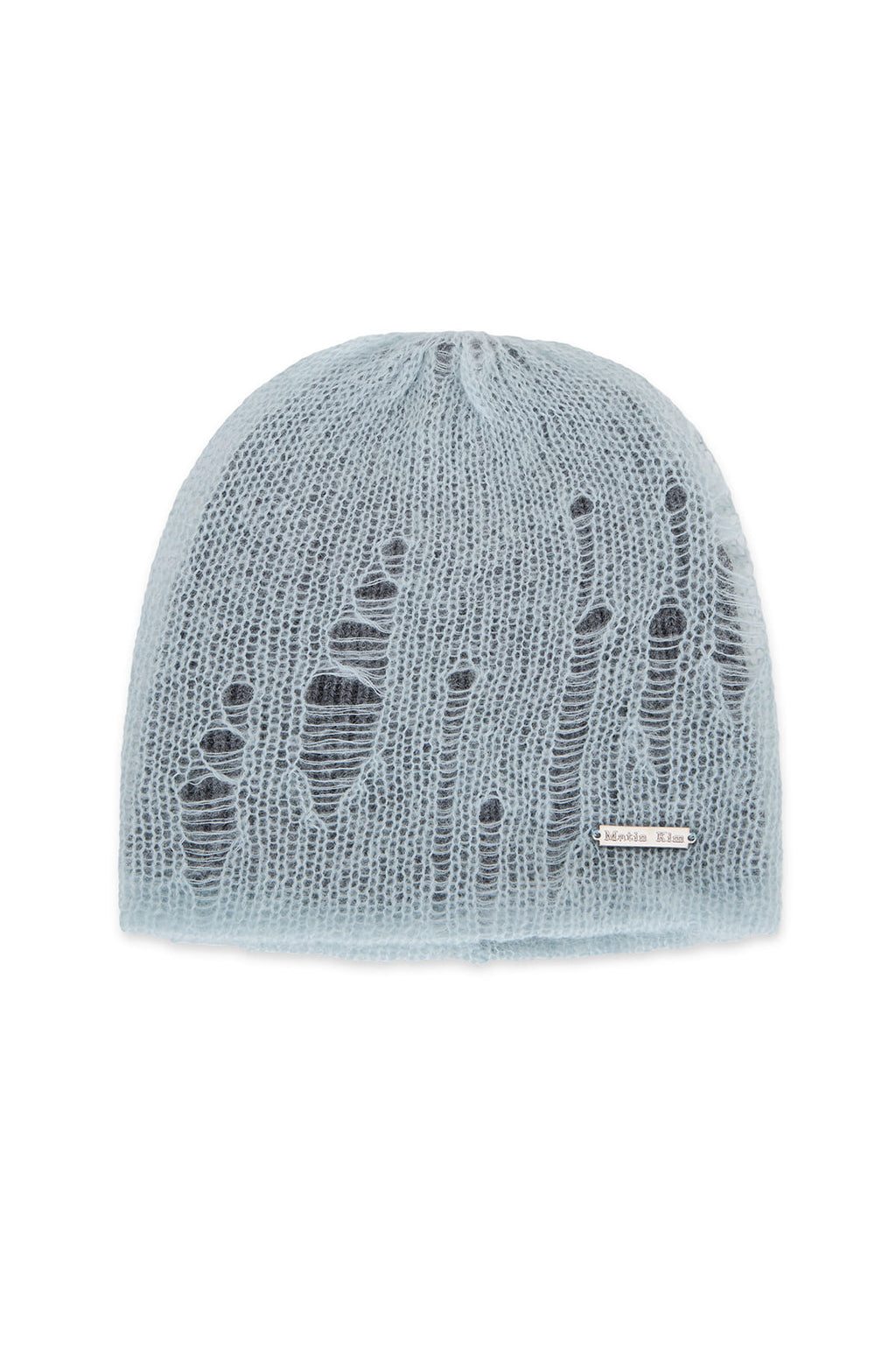 Matinkim Vintage Layer Knit Beanie IN Light Blue