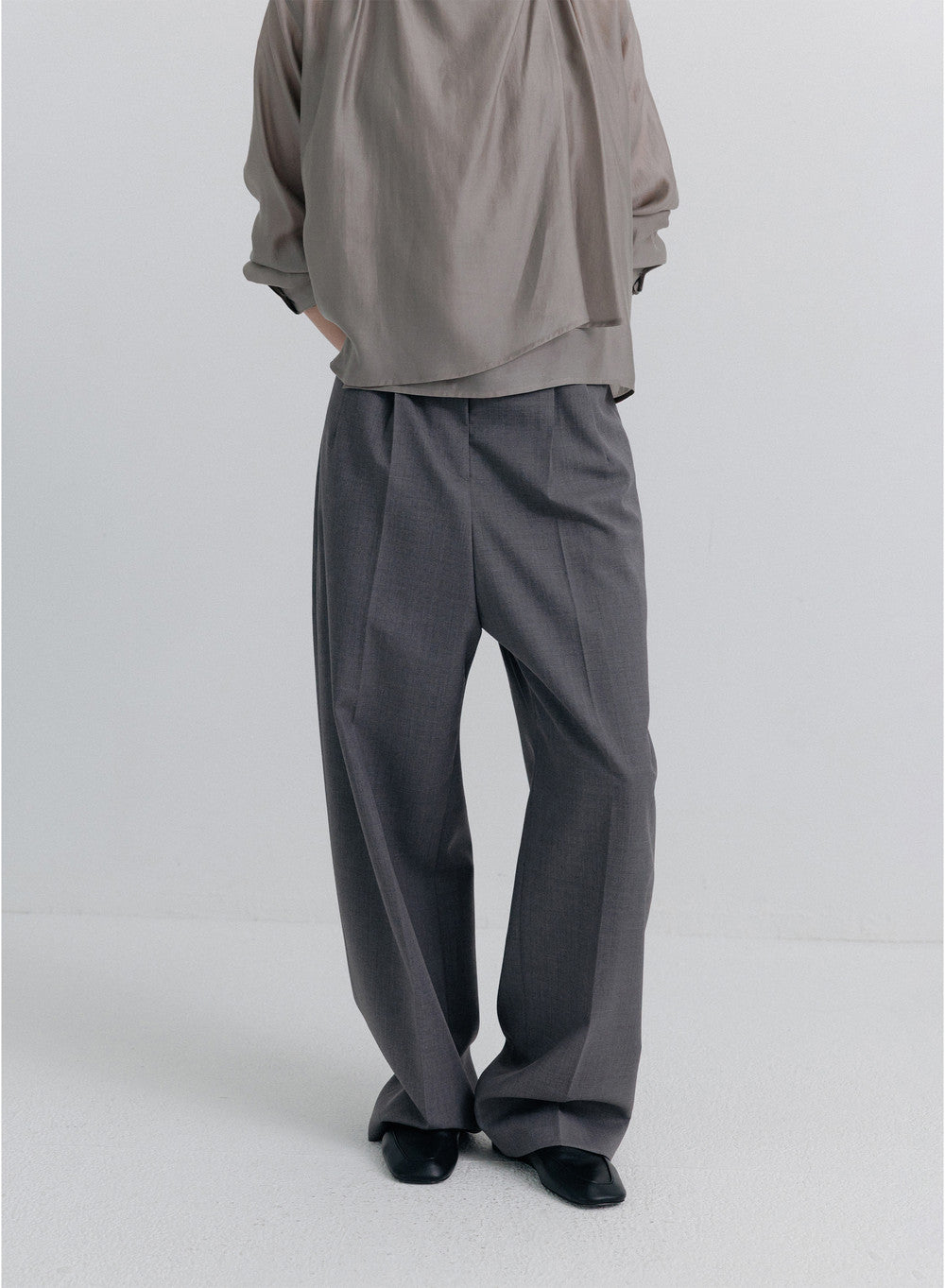 Kindersalmon Viggo Wool Pants Gray