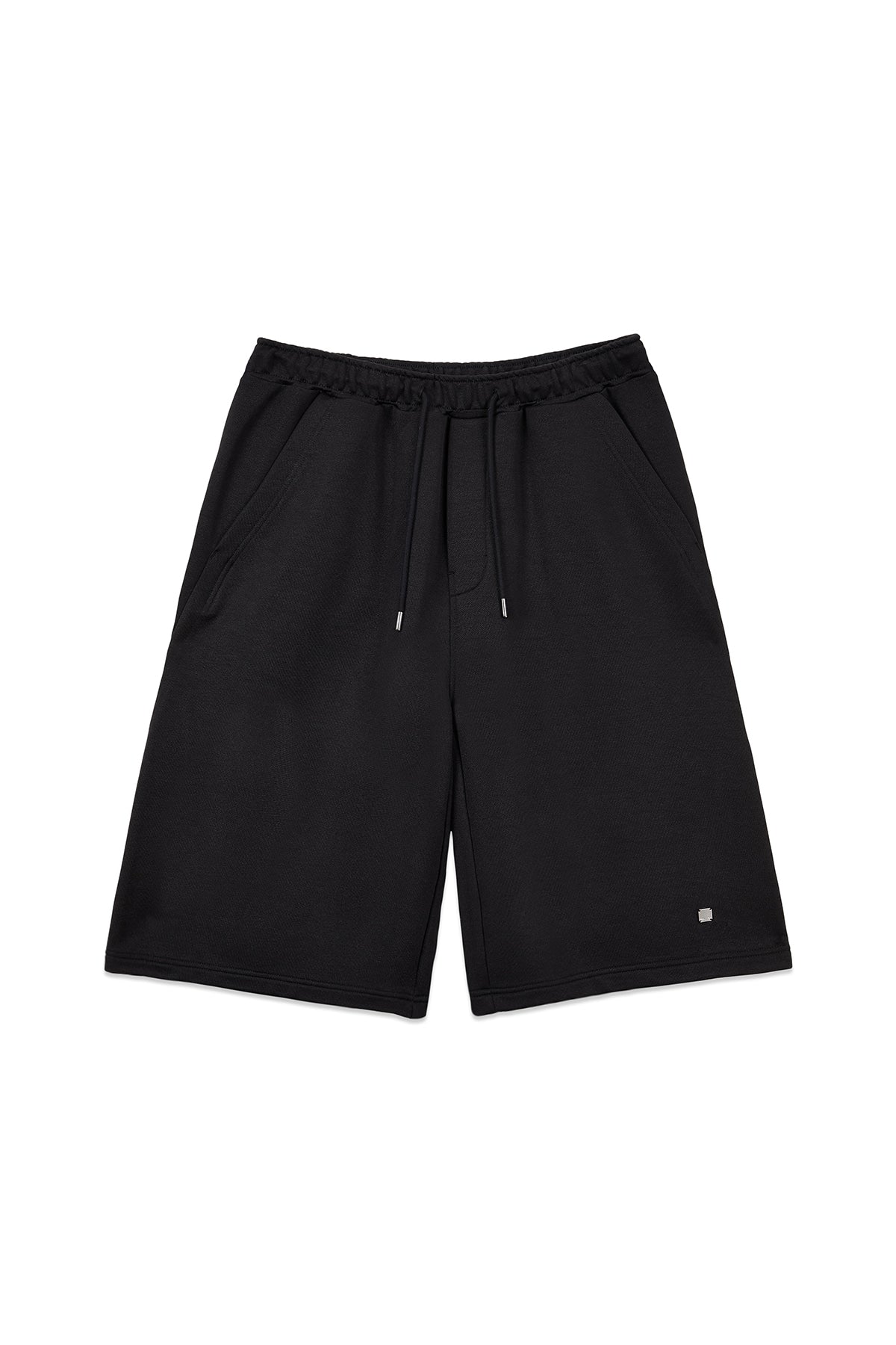 Matinkim Back Pocket Glitter Bermuda Sweatpants For Men IN Black