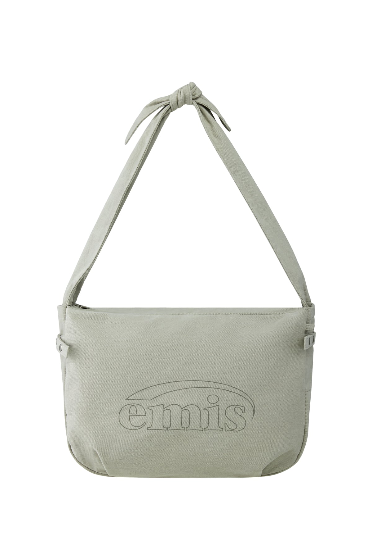 Emis Vintage Cotton Crossbody Bag-Ash Beige