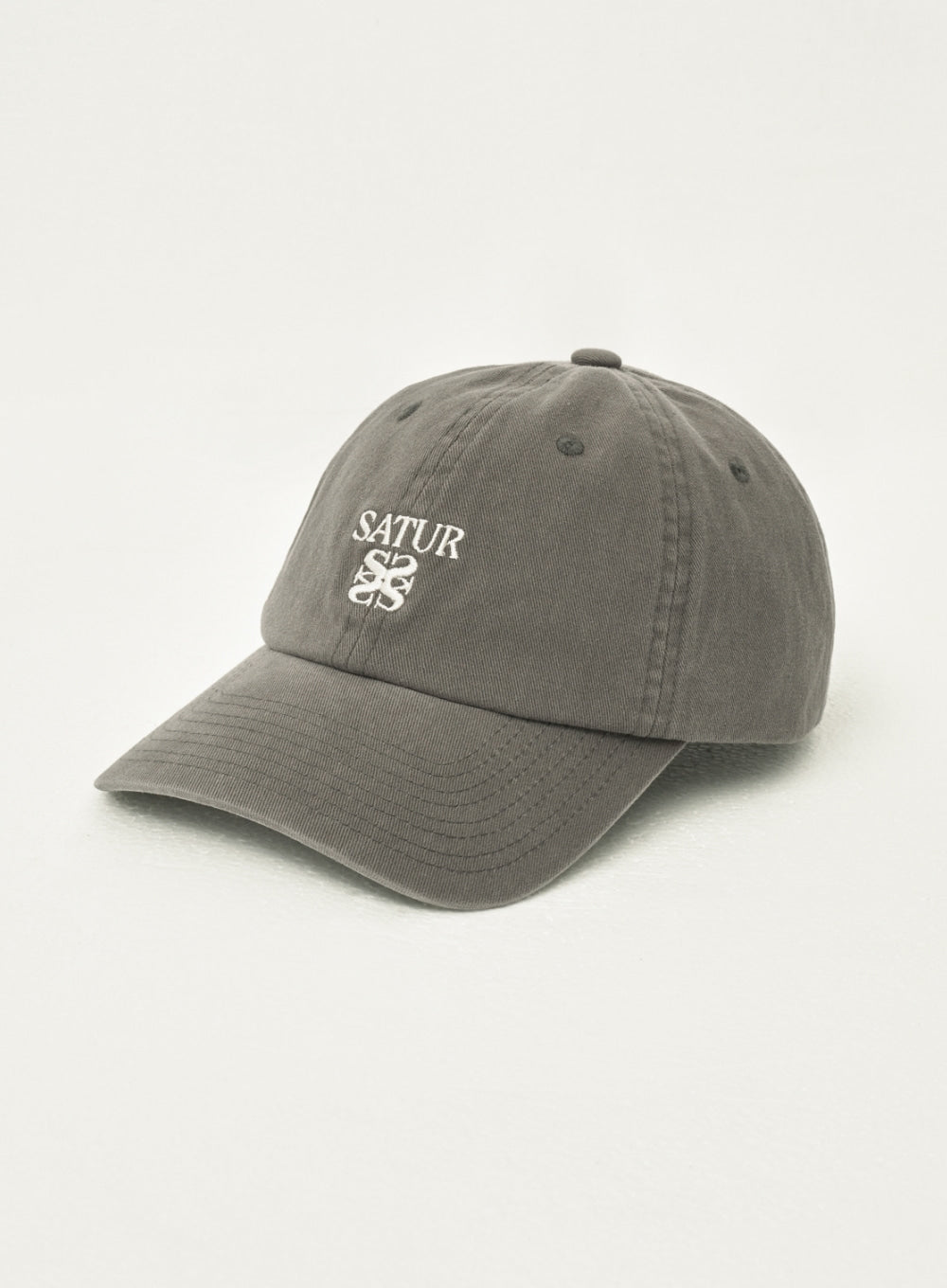 [satur] Apero Logo Washed Ball Cap - Khaki