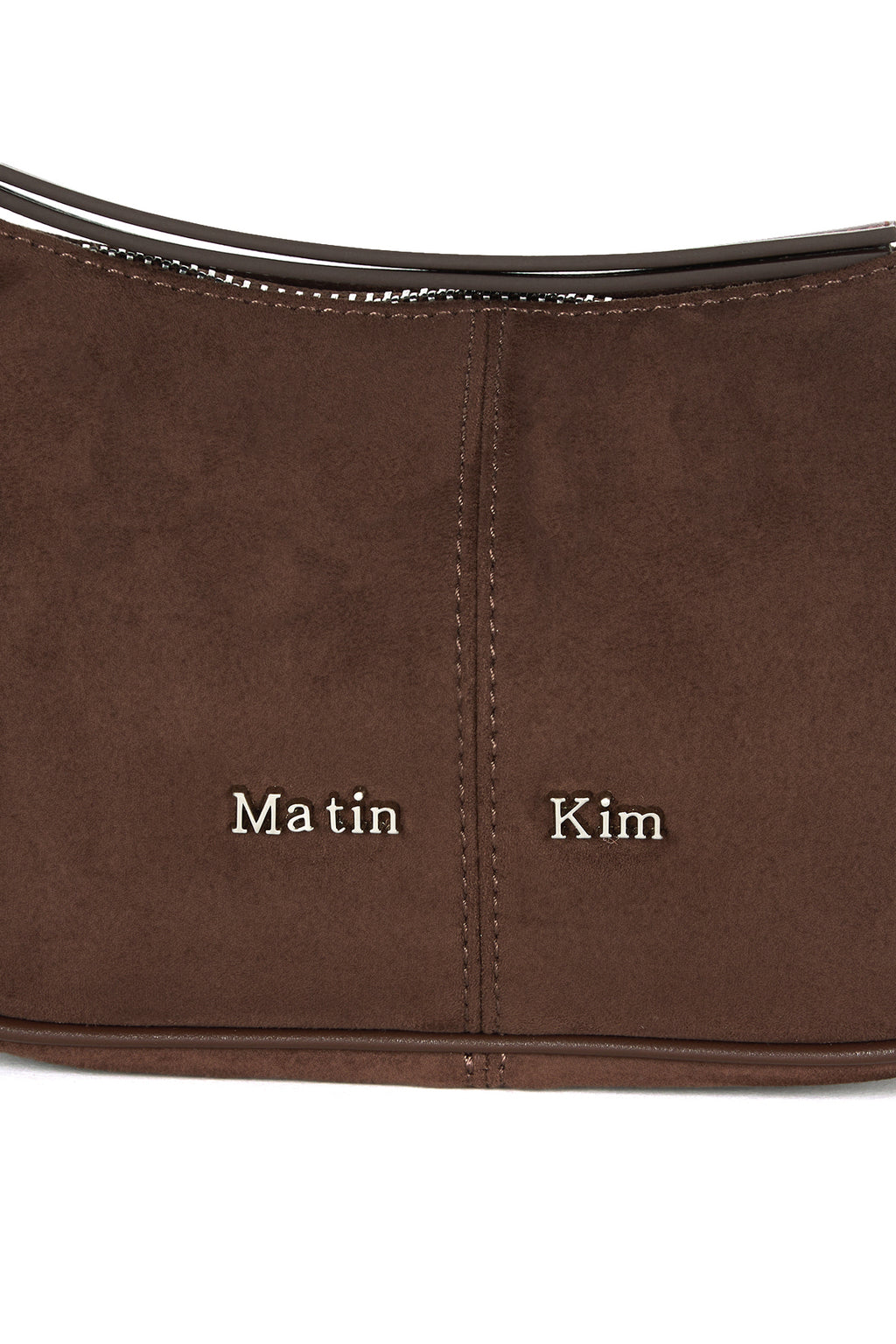 Matinkim Suede Mini Arc Hobo Bag IN Brown