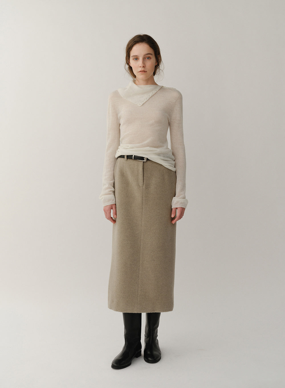 Kindersalmon Cassia Skirt Sage Olive