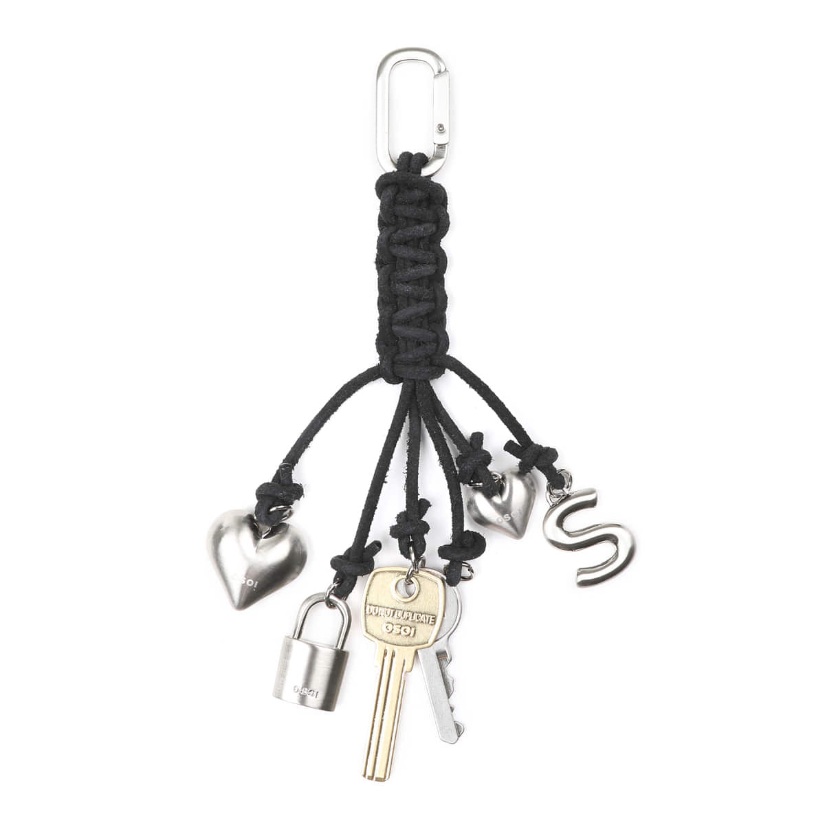 Osoi Rope Key Ring Charcoal