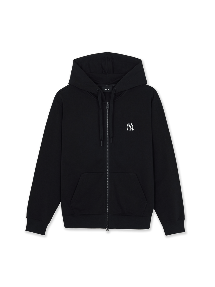Mlb Basic Small Logo Hoodie Zip-up New York Yankees