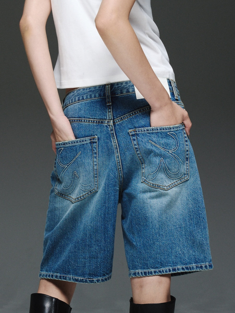 GLOWNY The Peggy Shorts (Blue)