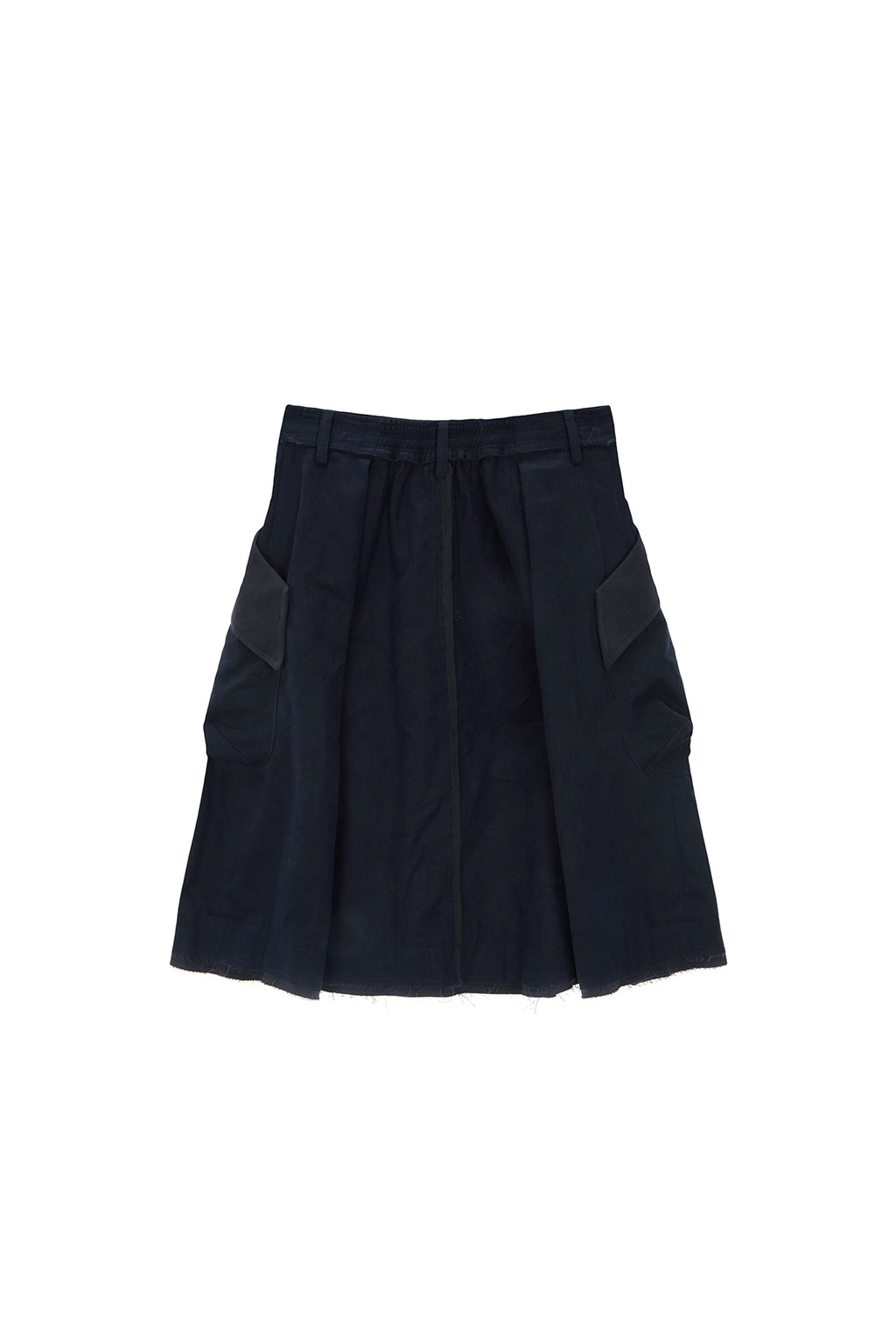 [matinkim] BIG POCKET CARGO MIDI SKIRT IN CHARCOAL