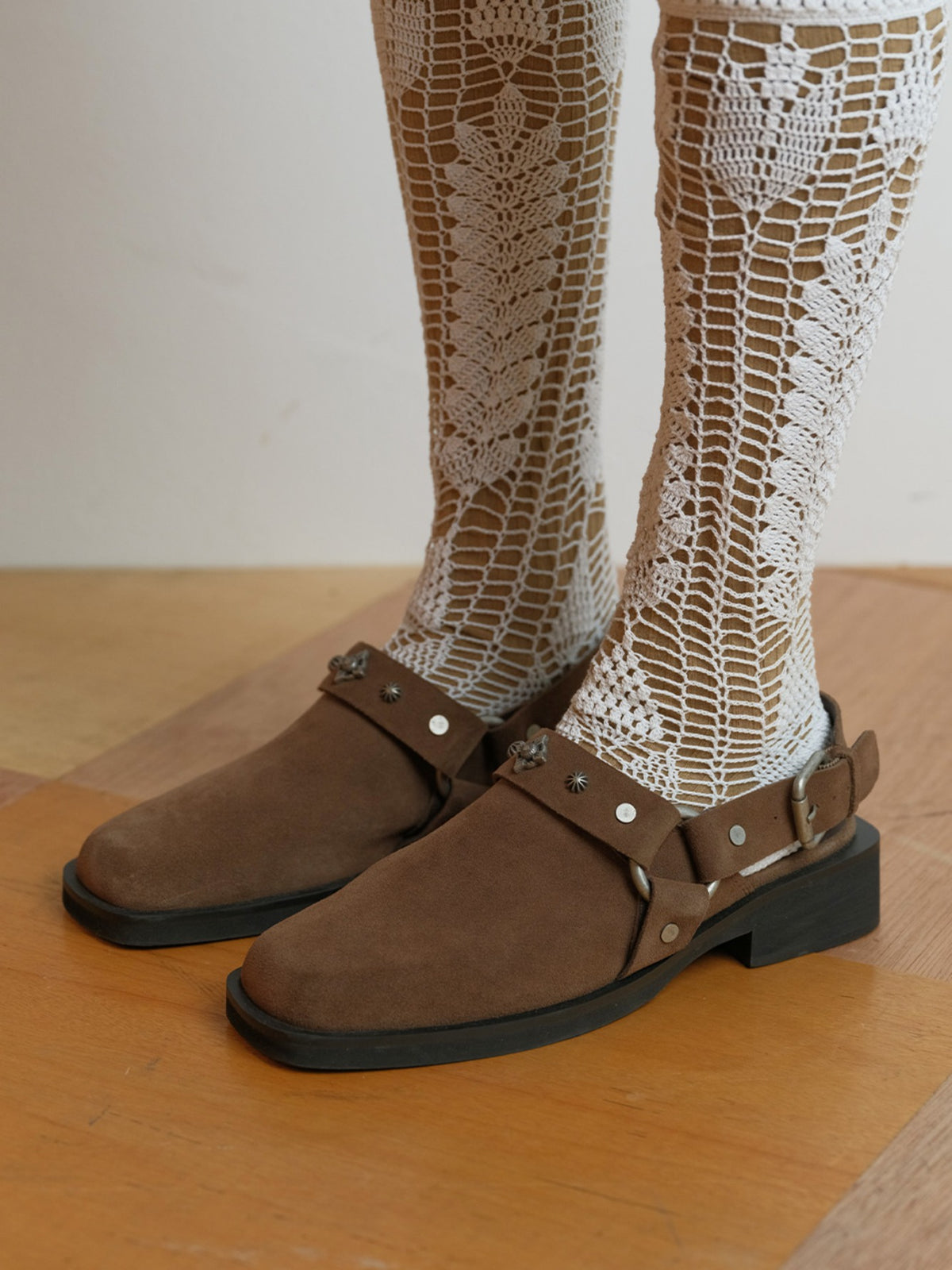 Raive Gryd Western Mule in Brown