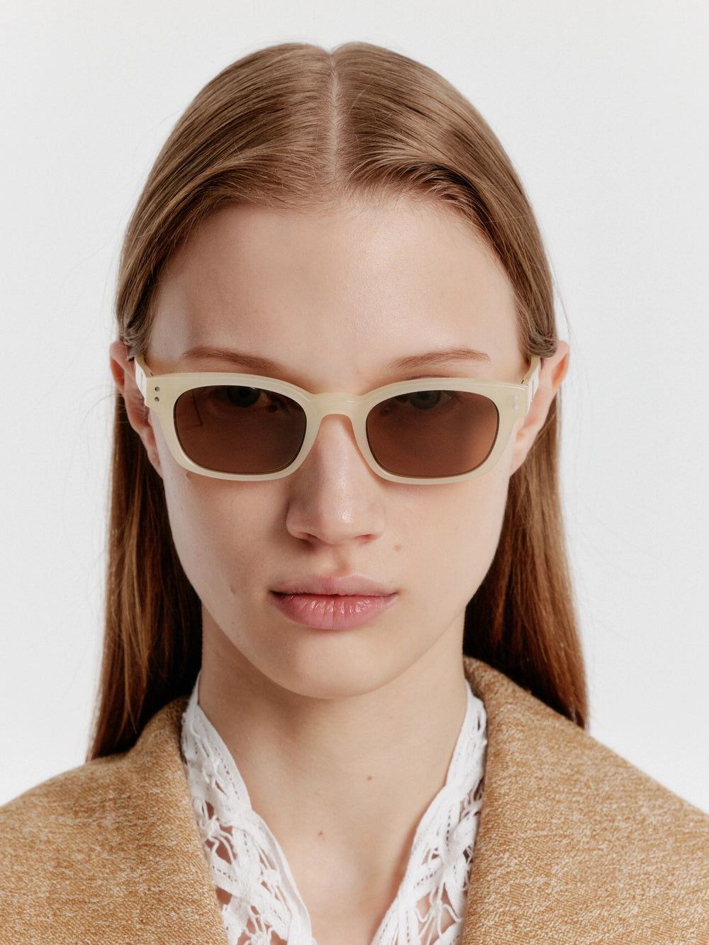 EENK Yves Classic Sunglasses - Cream
