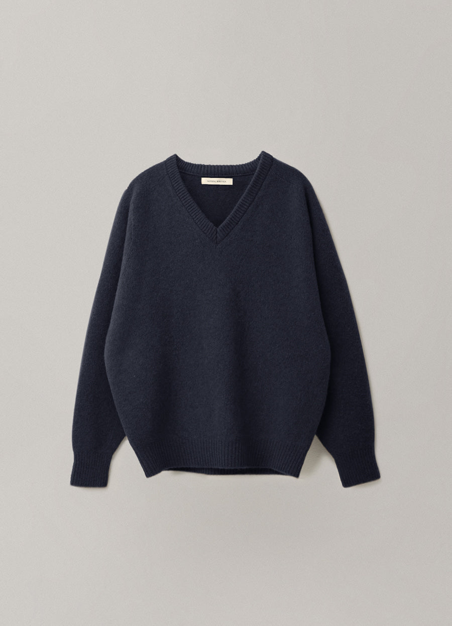 Nothing Written Pound alpaca sweater (French navy)