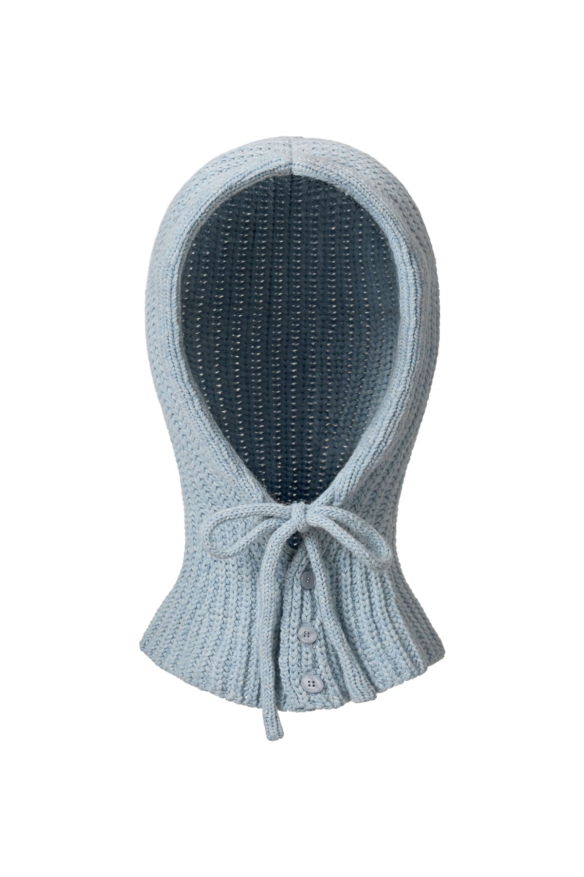 EMIS Knit Cape Balaclava-Sky Blue