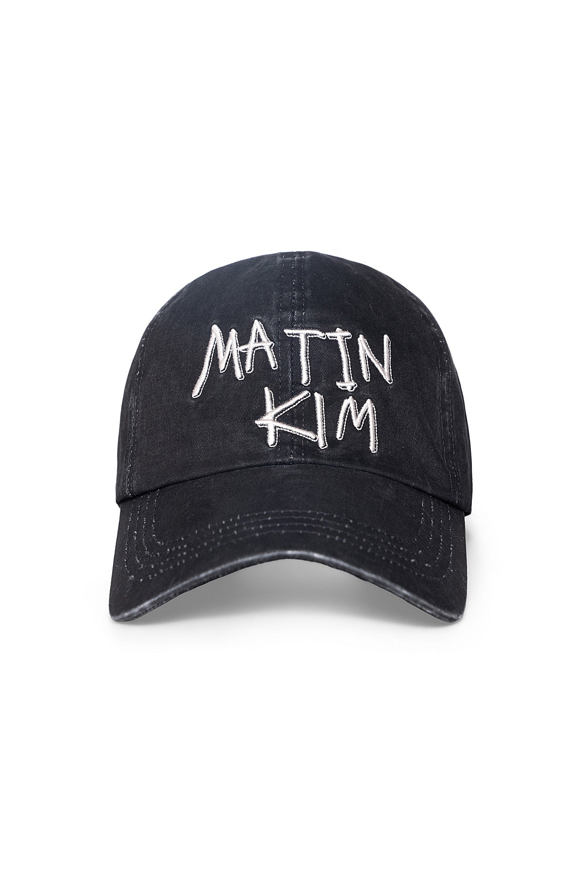 Matinkim Vintage Washed Graffiti Ball Cap IN Black