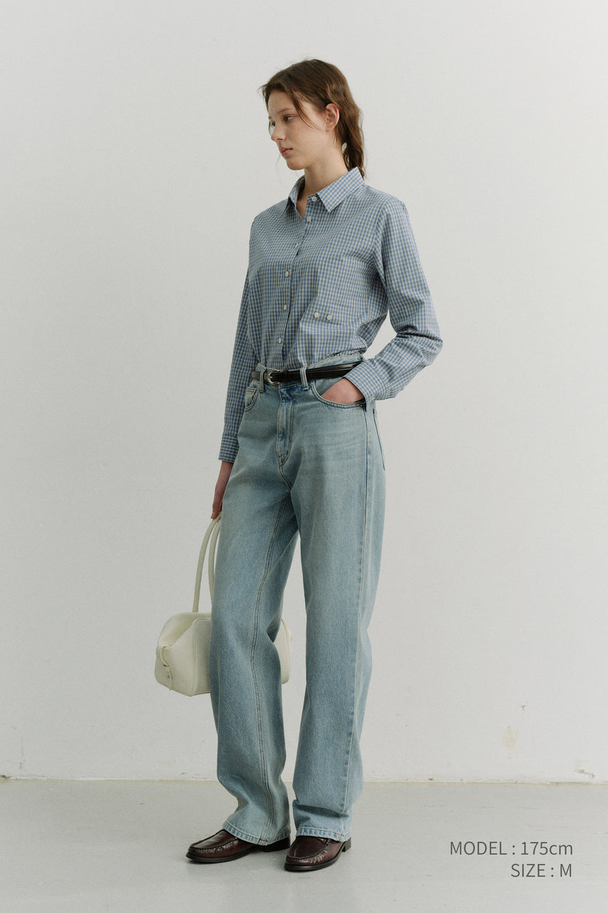 Dunst Loose Jeans Light Blue
