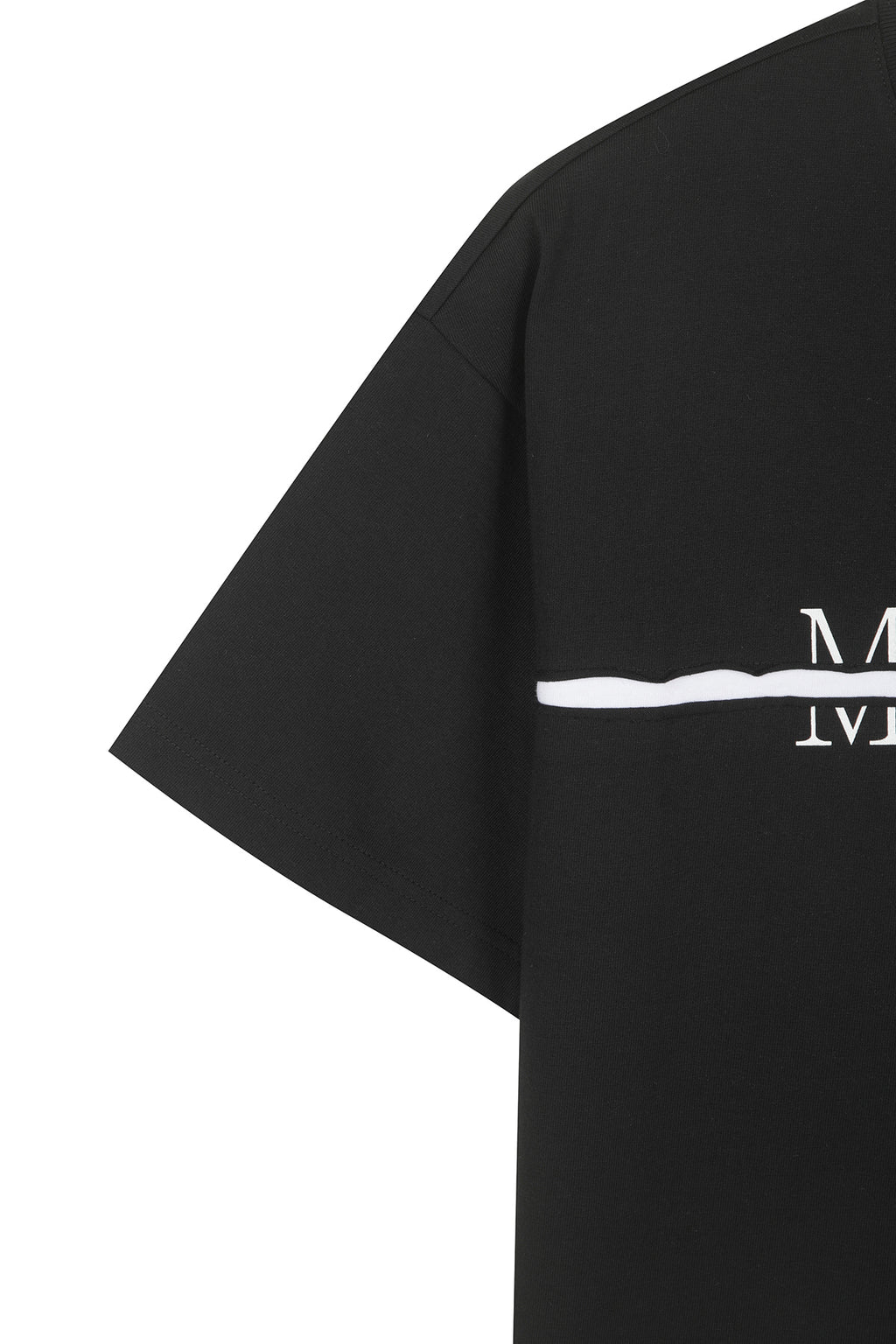 Matinkim Matin Kim Logo Cutted Layered Top IN Black