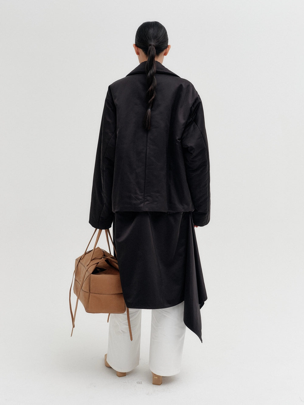 EENK Transformable Layered Coat - Black