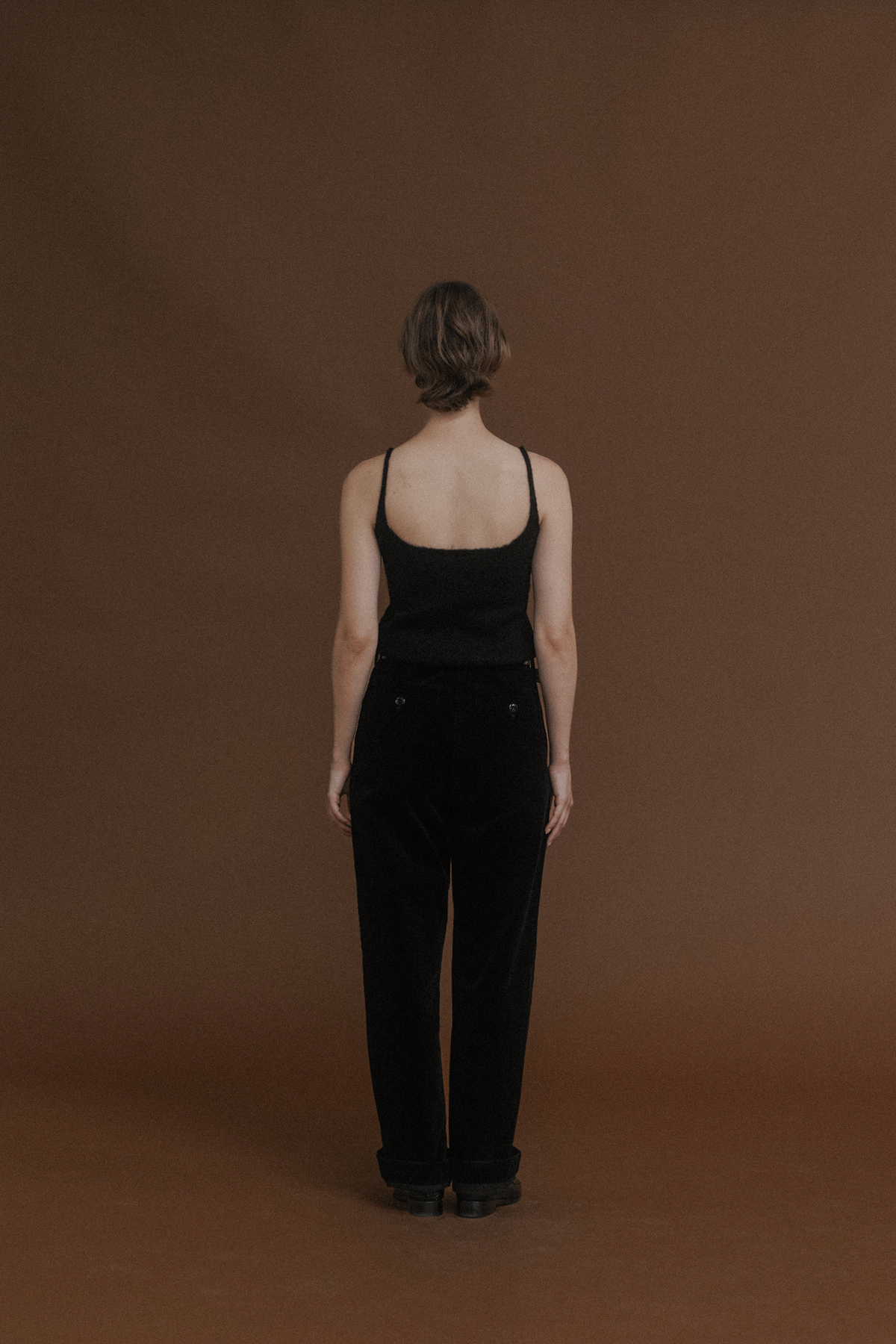 Nothing Written Kotte alpaca sleeveless knit (Black)
