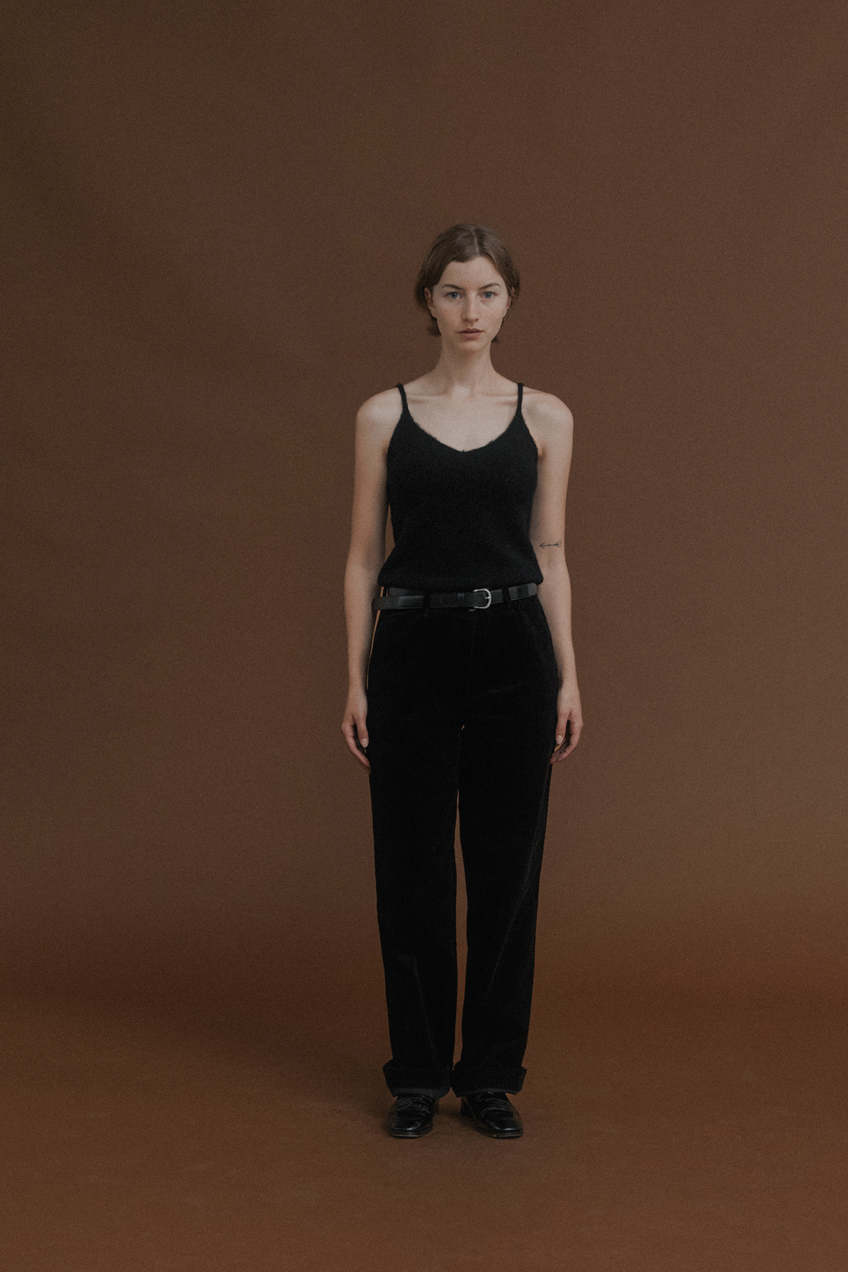 Nothing Written Kotte alpaca sleeveless knit (Black)