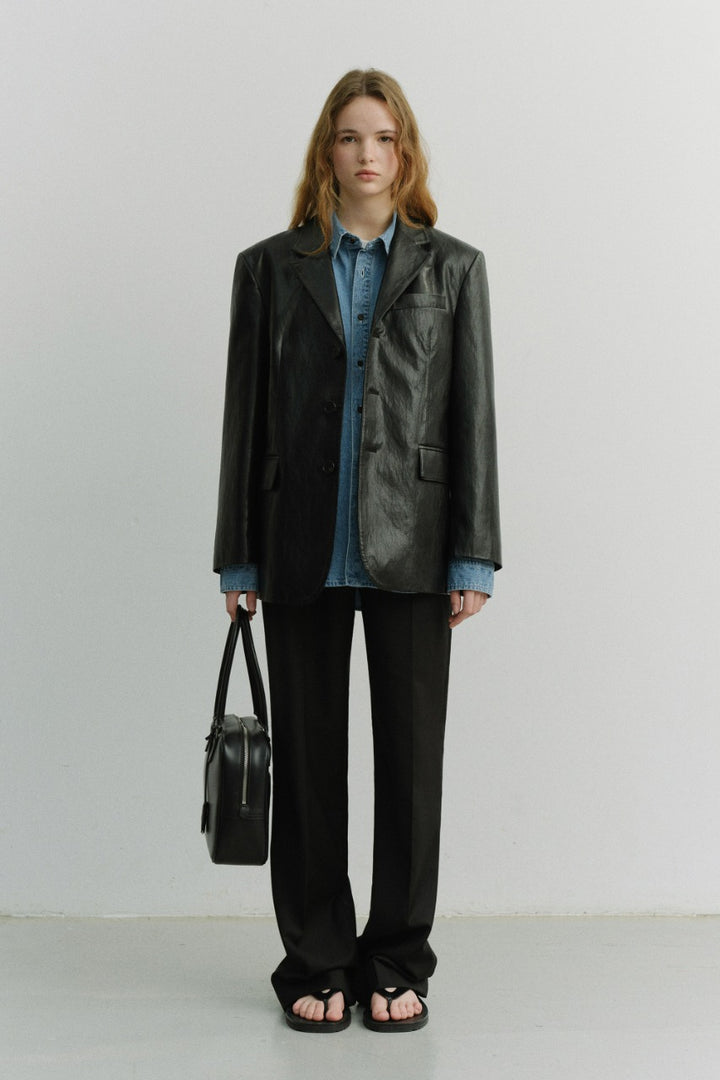 Dunst Straight Slacks Black