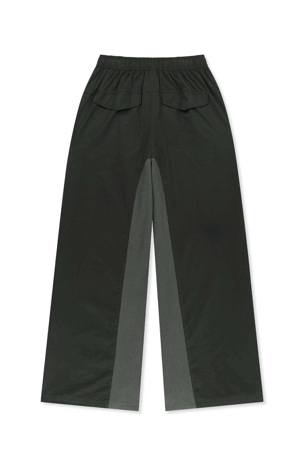 Matinkim Waffle Color Block Track Pants IN Black