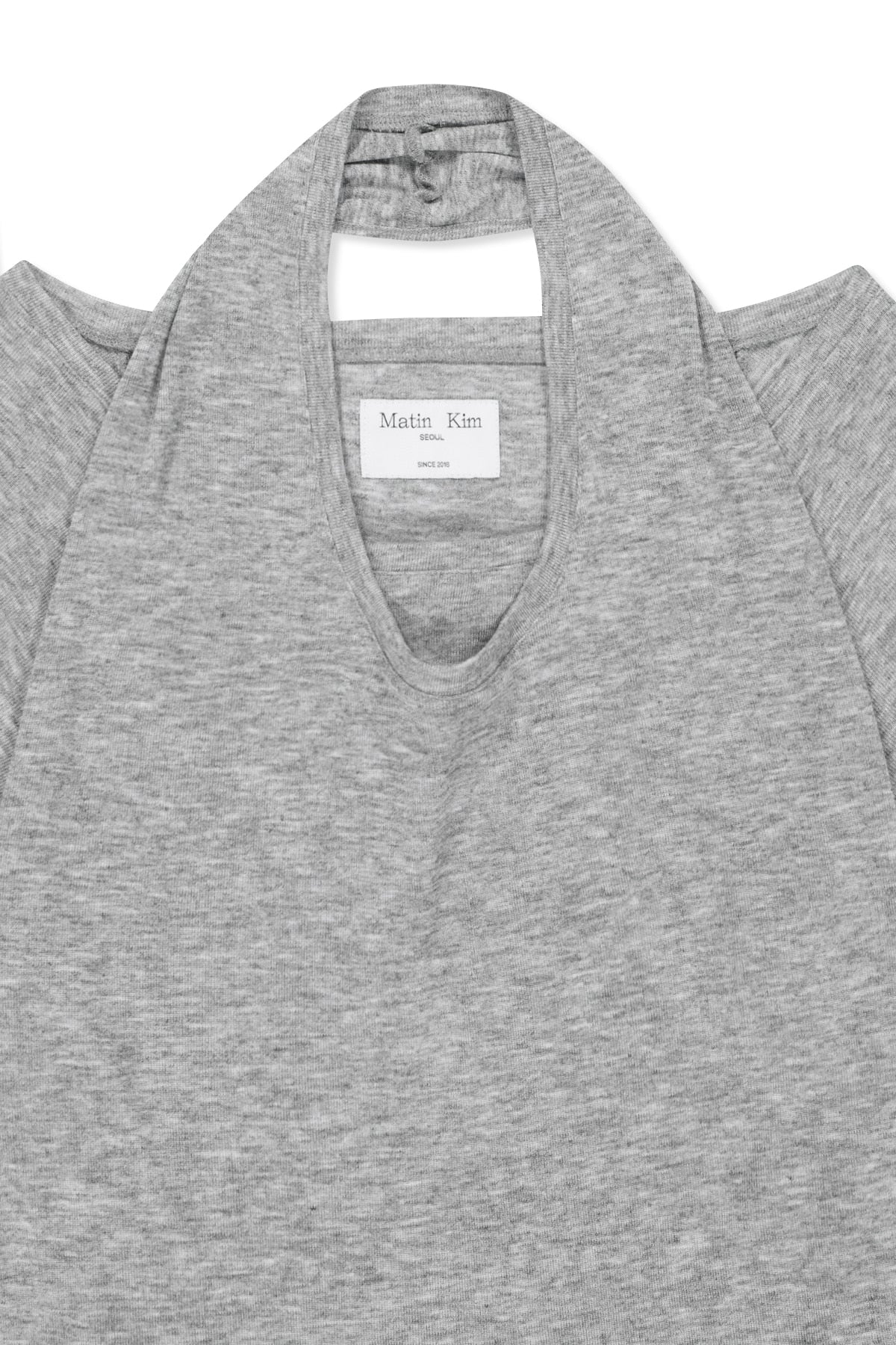 Matinkim Two Way Layered Jersey Dress IN Grey