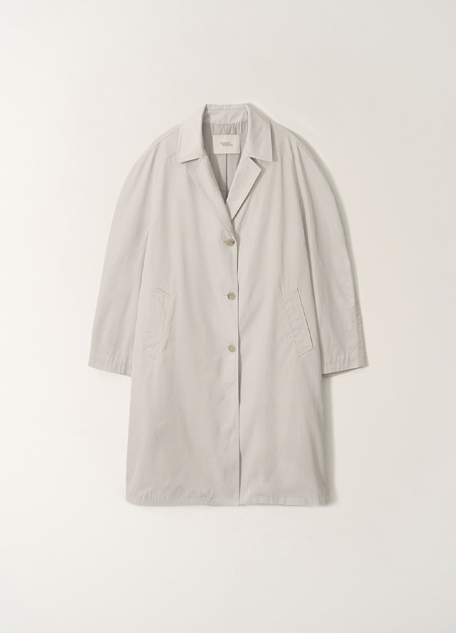 Nothing Written Ferro single trench (Cream, M)