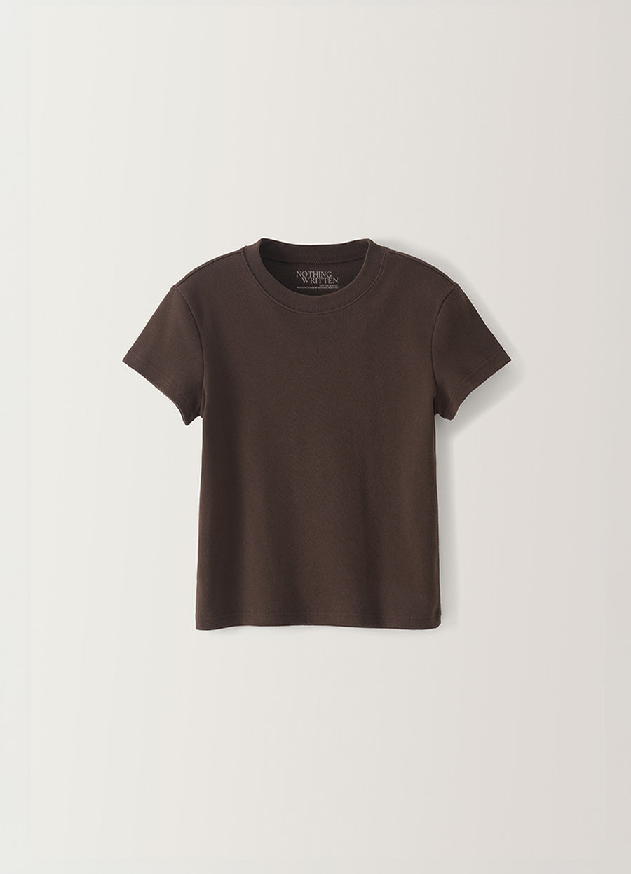 Nothing Written 90s t-shirt (Brown)