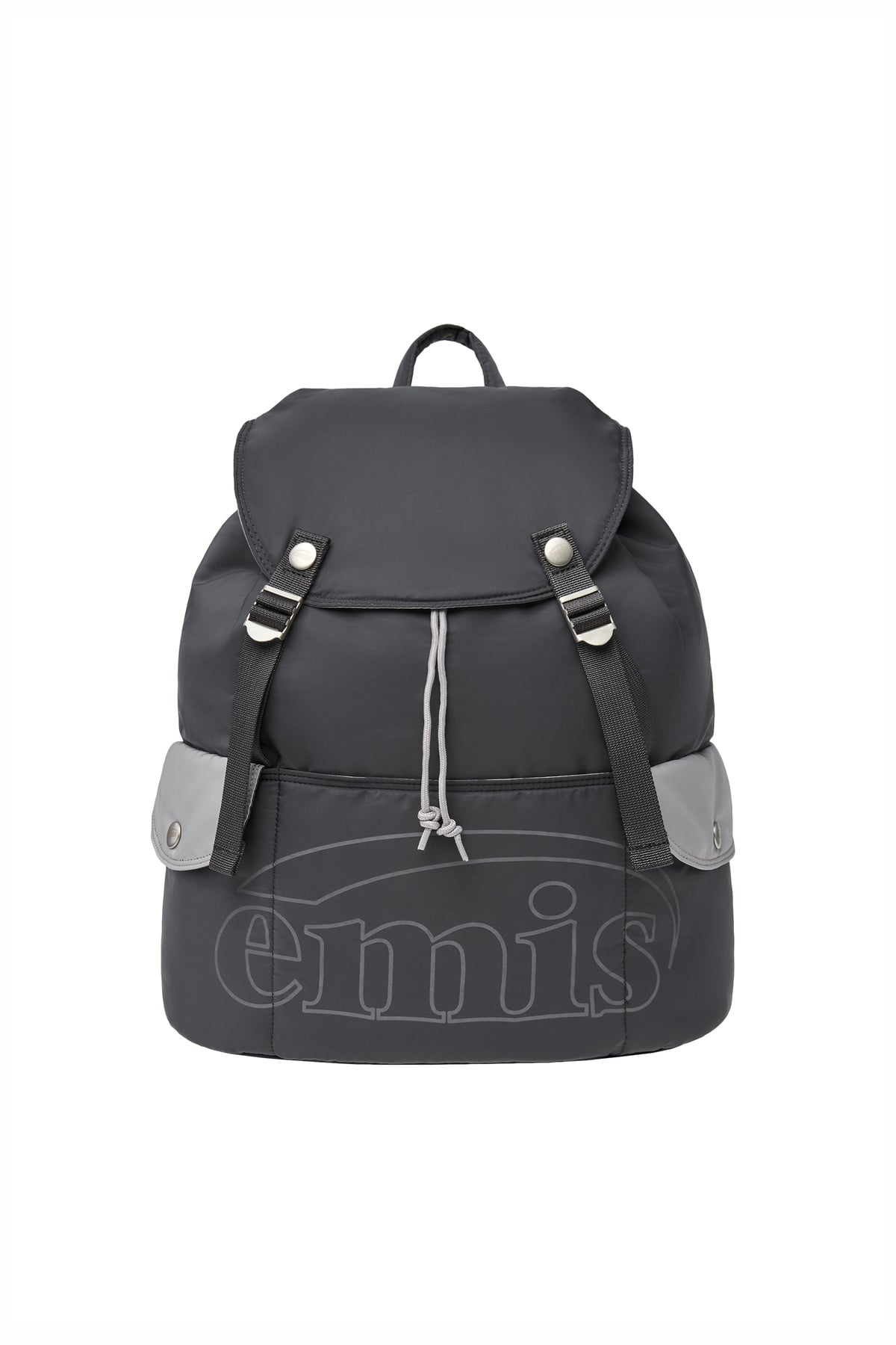 EMIS Out Line Logo Backpack-Dark Gray