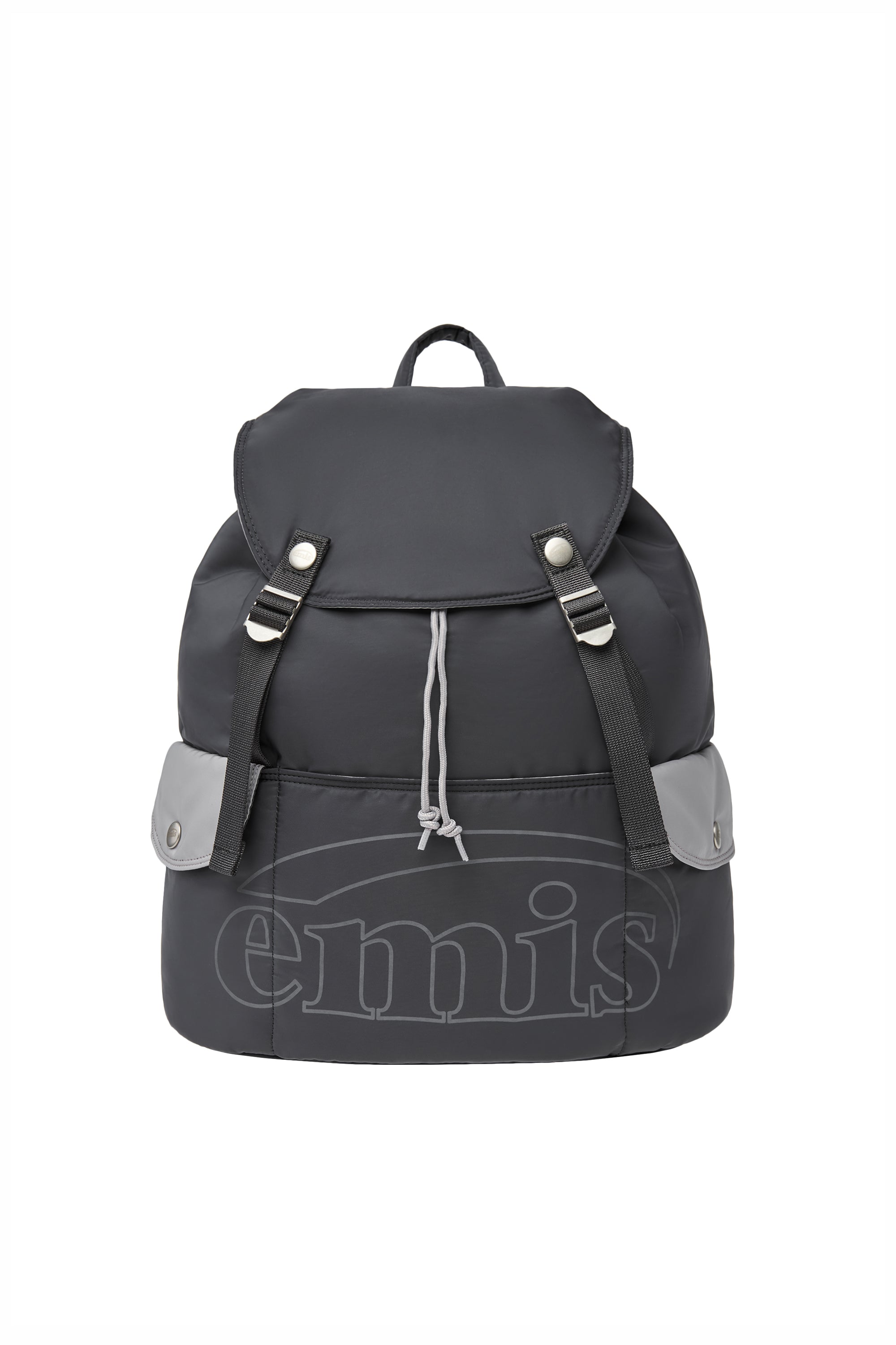 OUT LINE LOGO BACKPACK-DARK GRAY