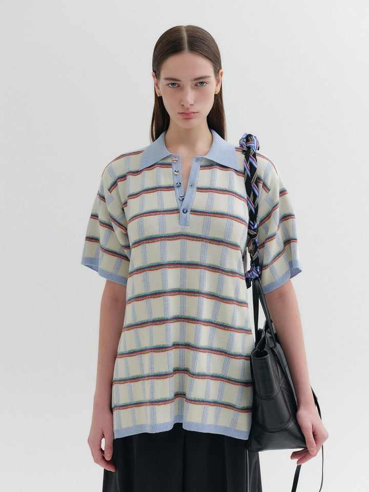EENK Back Button Knitwear Top - Ivory