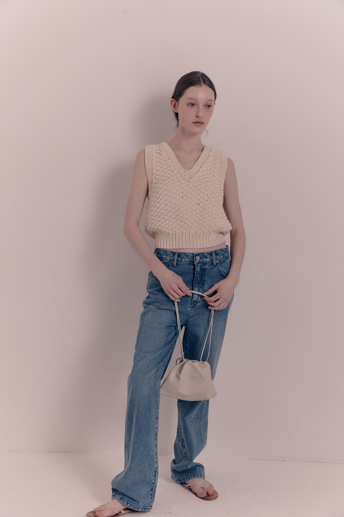 Nothing Written Nella strap bag (Light beige)