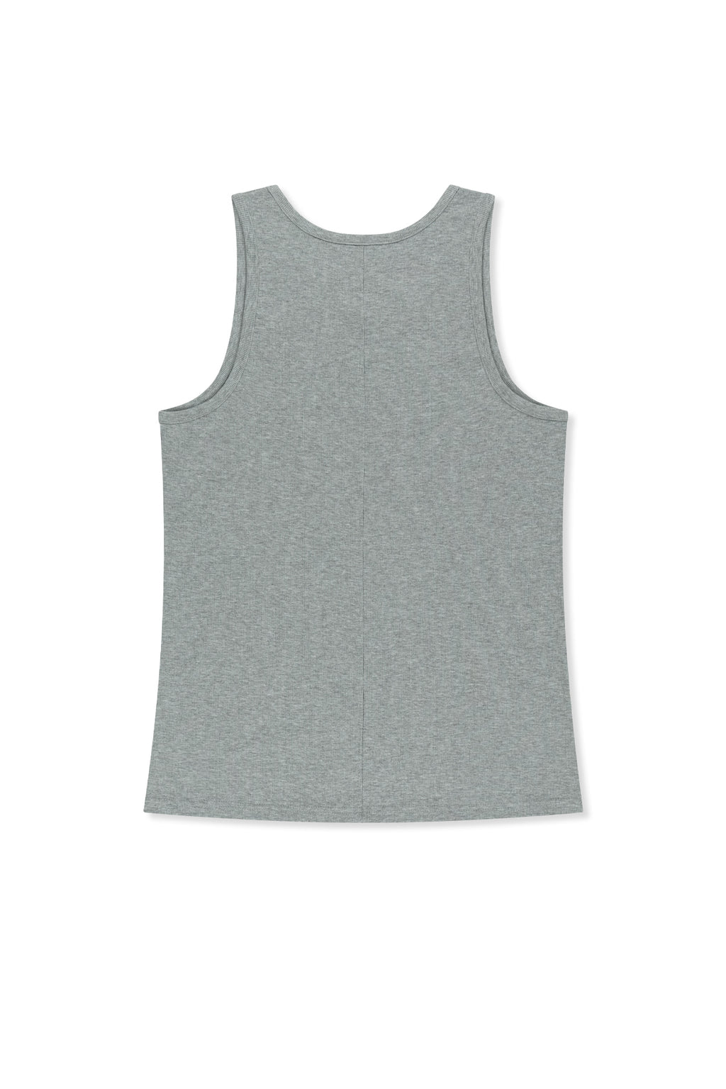 Matinkim Sleeveless Henley Top For Men IN Grey