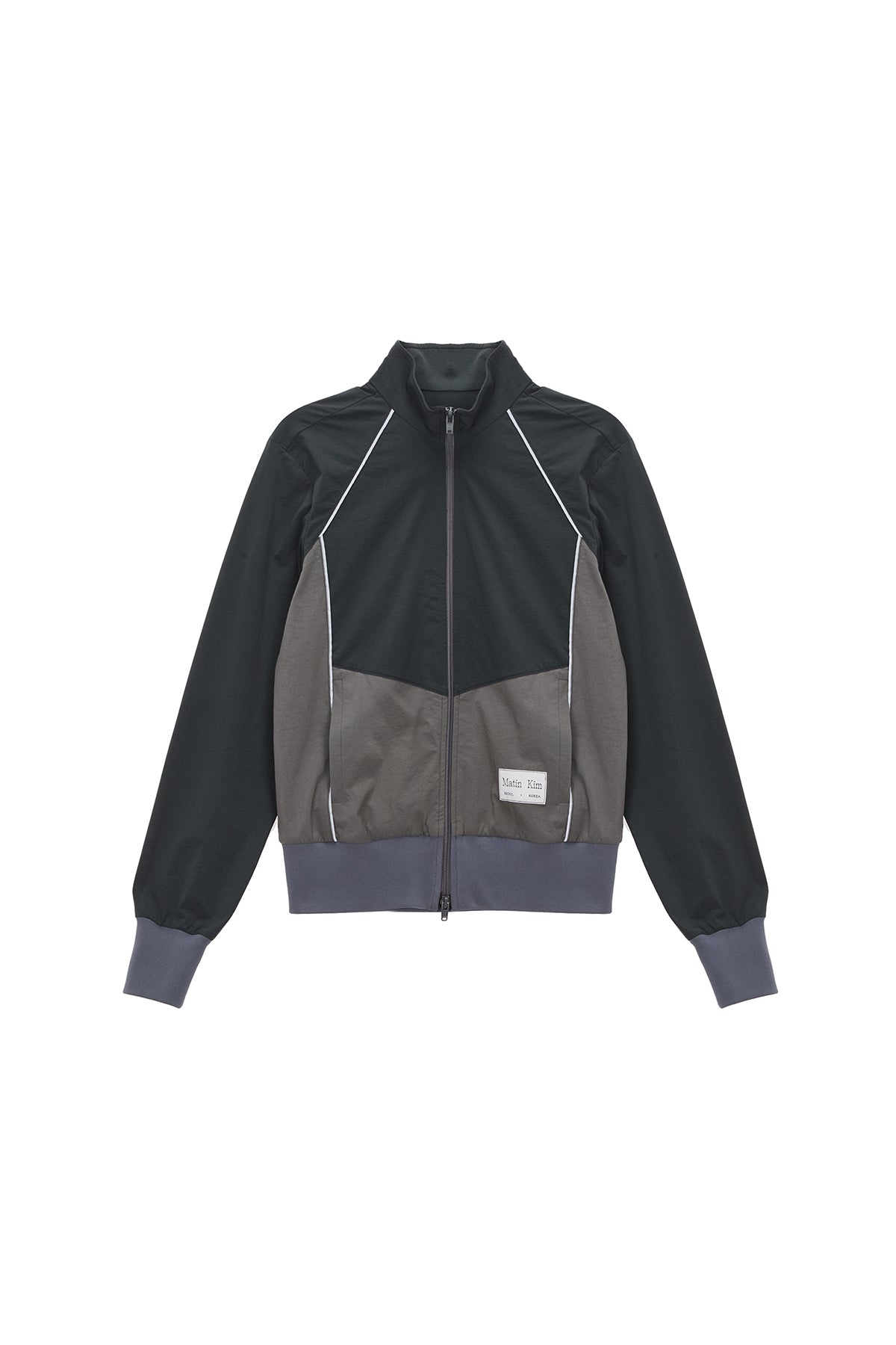 Matinkim Piping Track Jumper For Women IN Dark Green