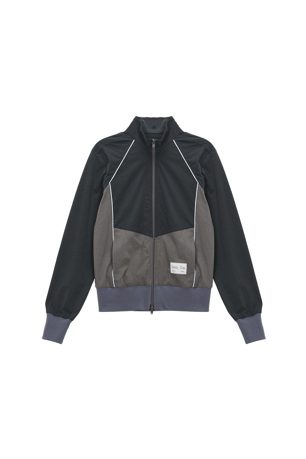 Matinkim Piping Track Jumper For Women IN Dark Green