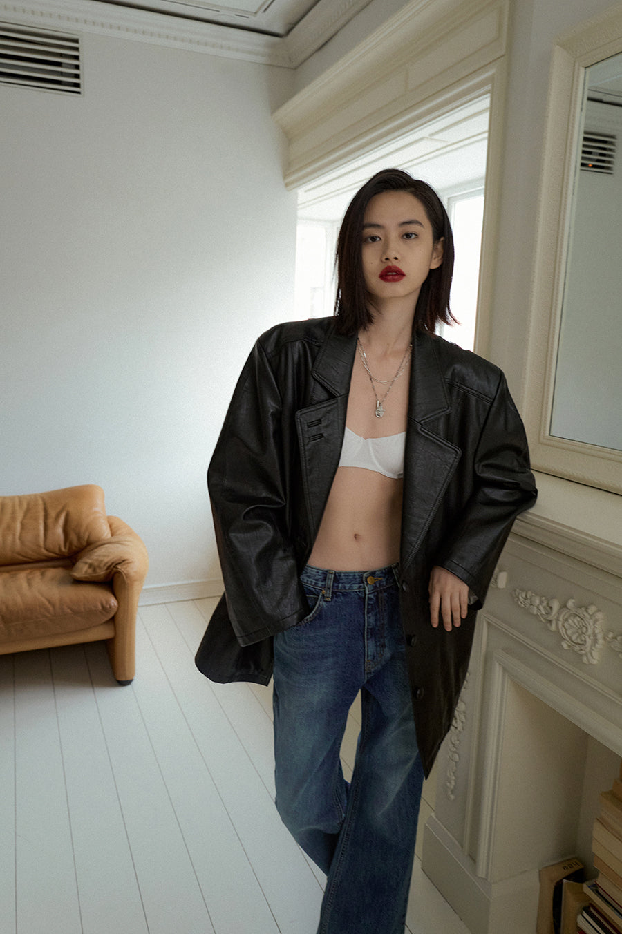 Overdueflair Indigo Bootcut Denim Pants Indigo