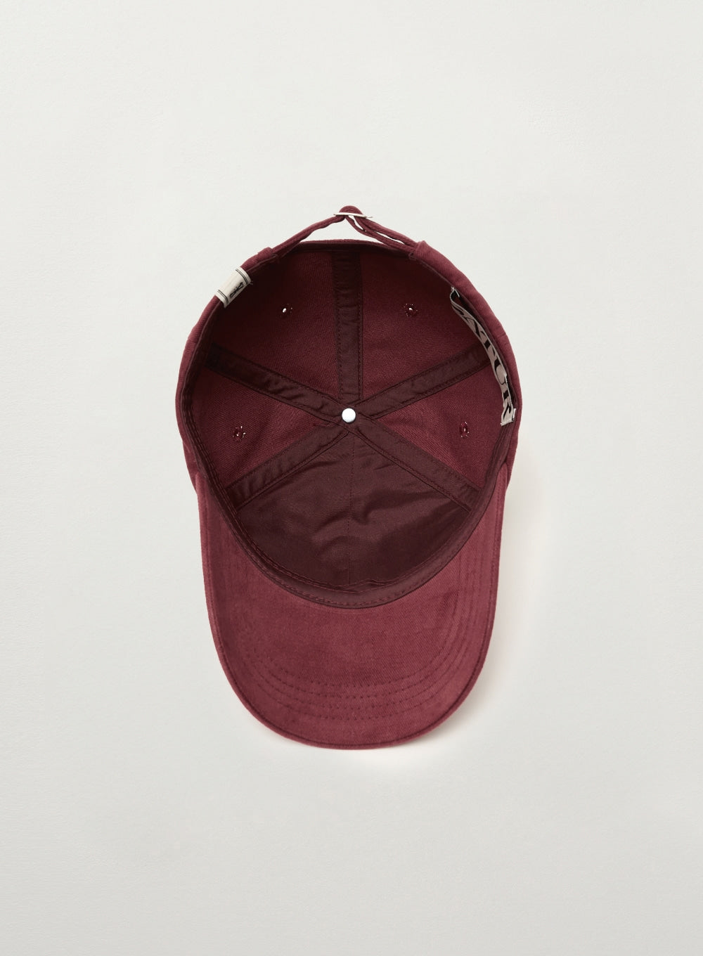 [satur] Loren Apero Small Logo Ball Cap - Burgundy