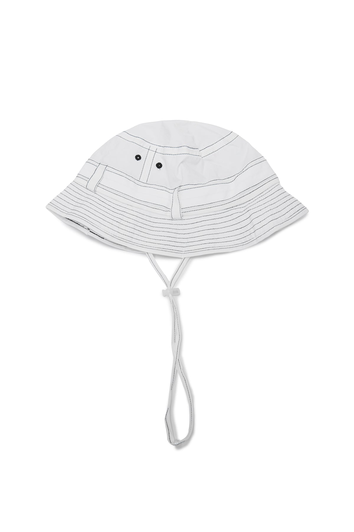 [matinkim] MATIN STITCH SAFARI BUCKET HAT IN WHITE