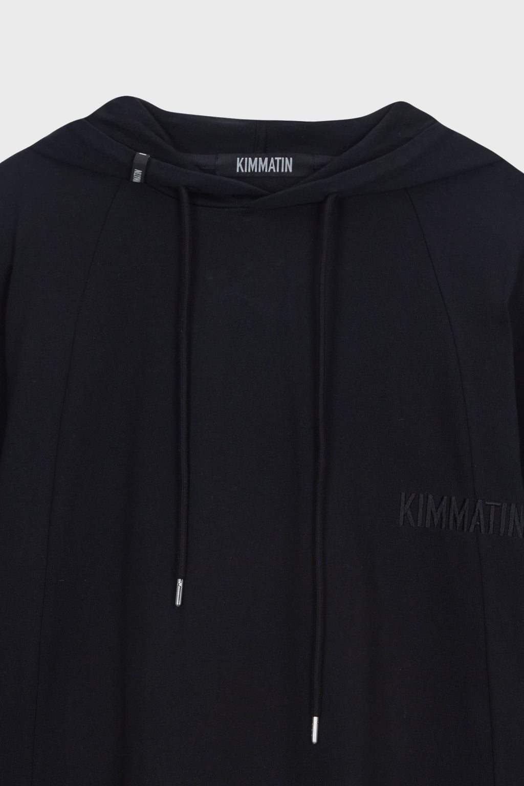 Matinkim Back Open Hoody Jersey Dress IN Black