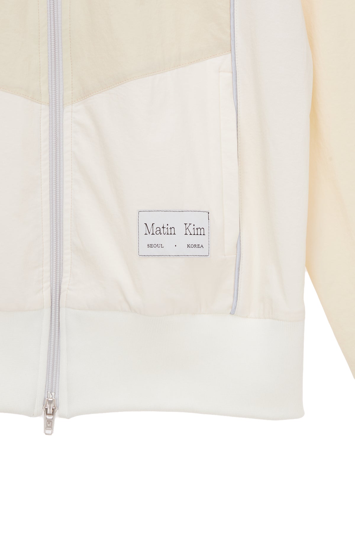 Matinkim Piping Track Jumper For Women IN Light Yellow