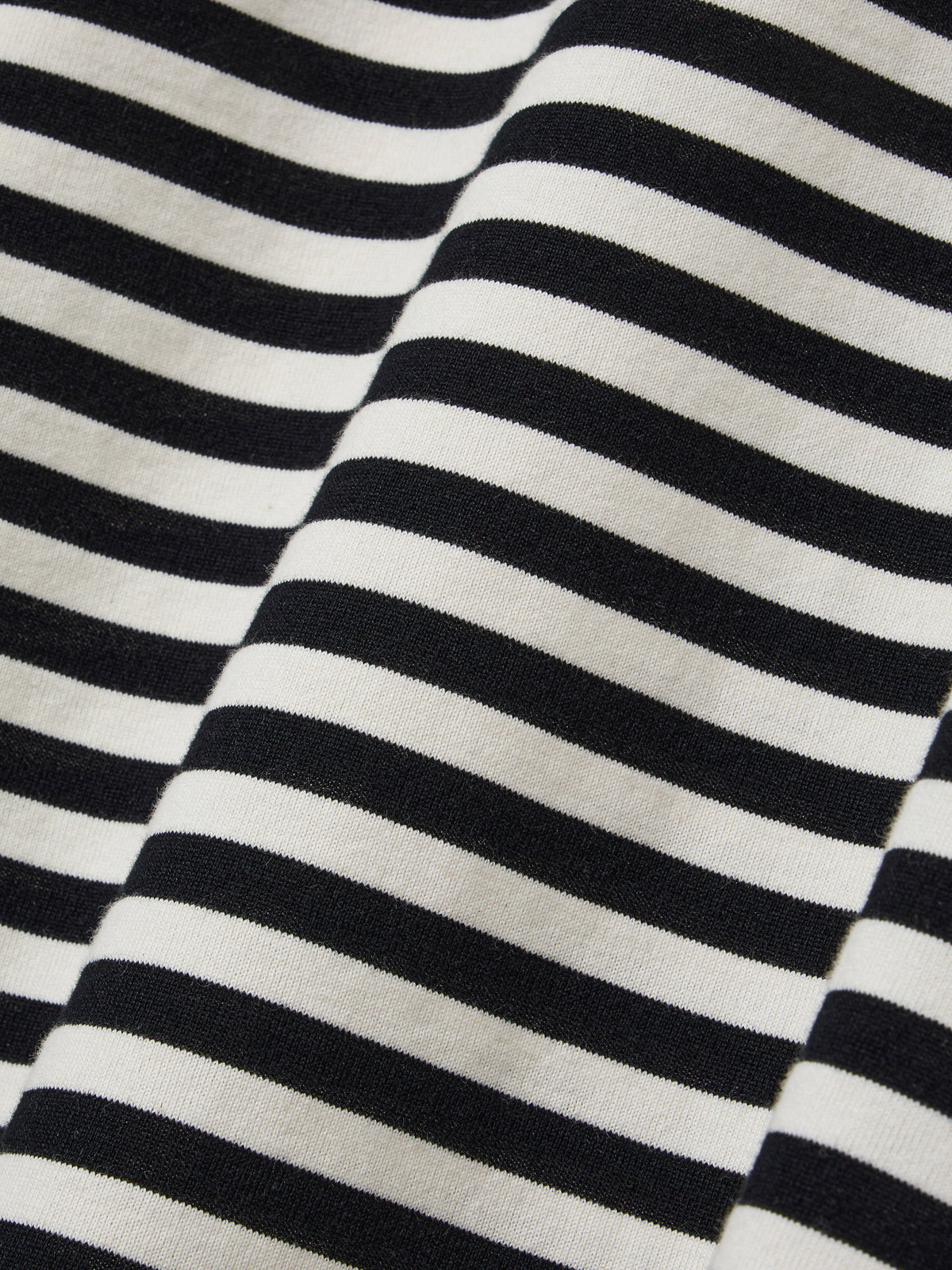 Margesherwood Basic Stripe Long Sleeve ivory/black