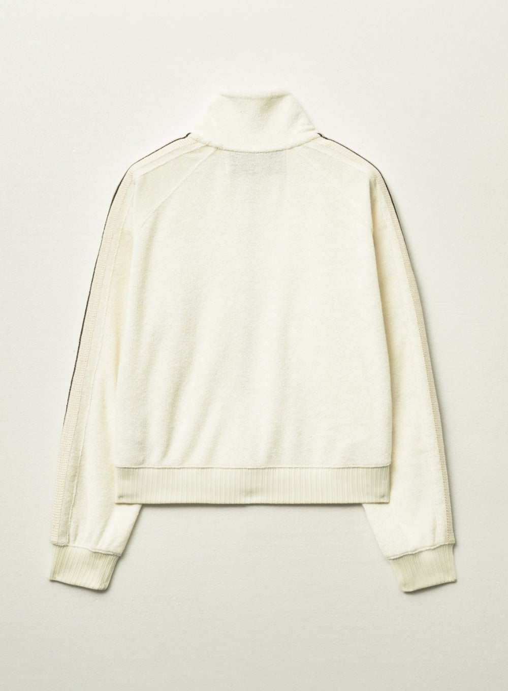 [satur] (W) Lawton Terry Track Zip-up Jacket - Cream