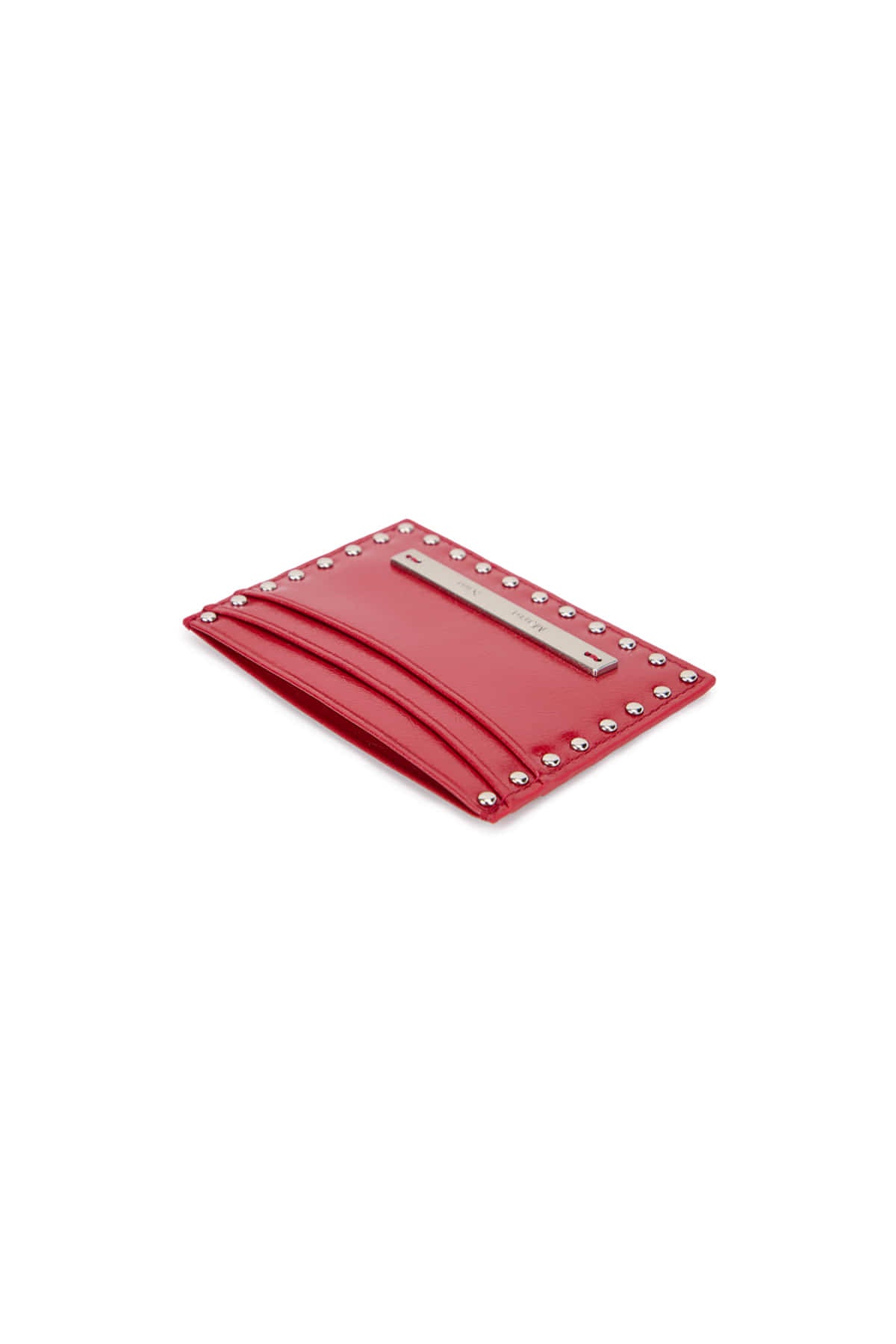 Matinkim Western Stud Card Wallet IN Red