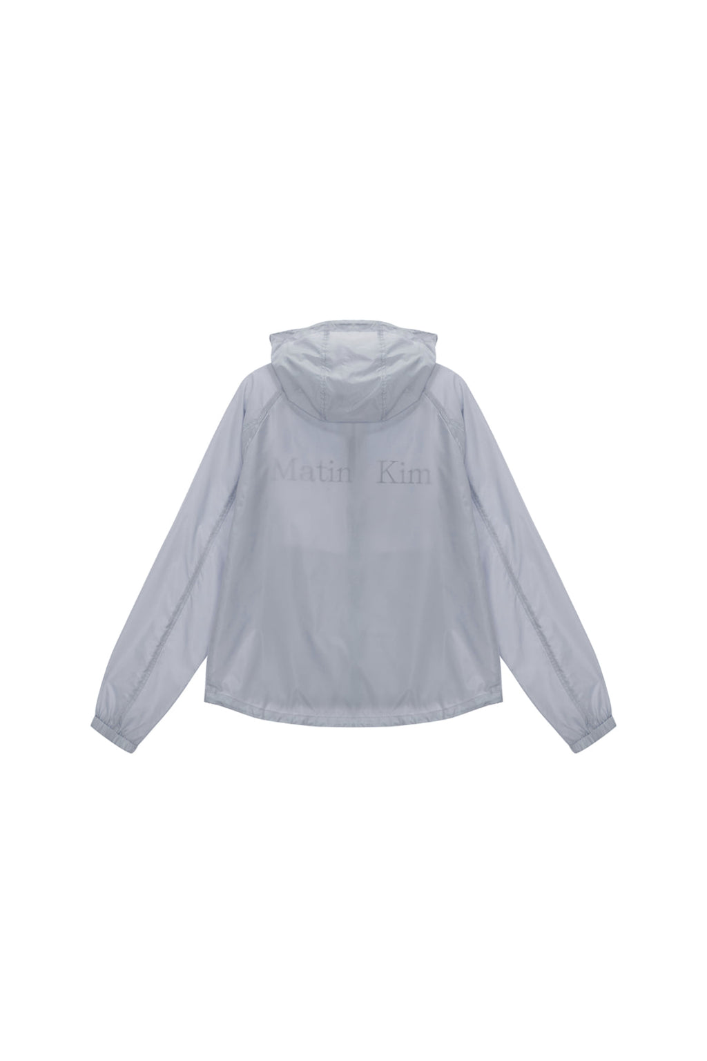 [matinkim] LIGHT HOODY WINDBREAKER FOR WOMEN IN BLUE