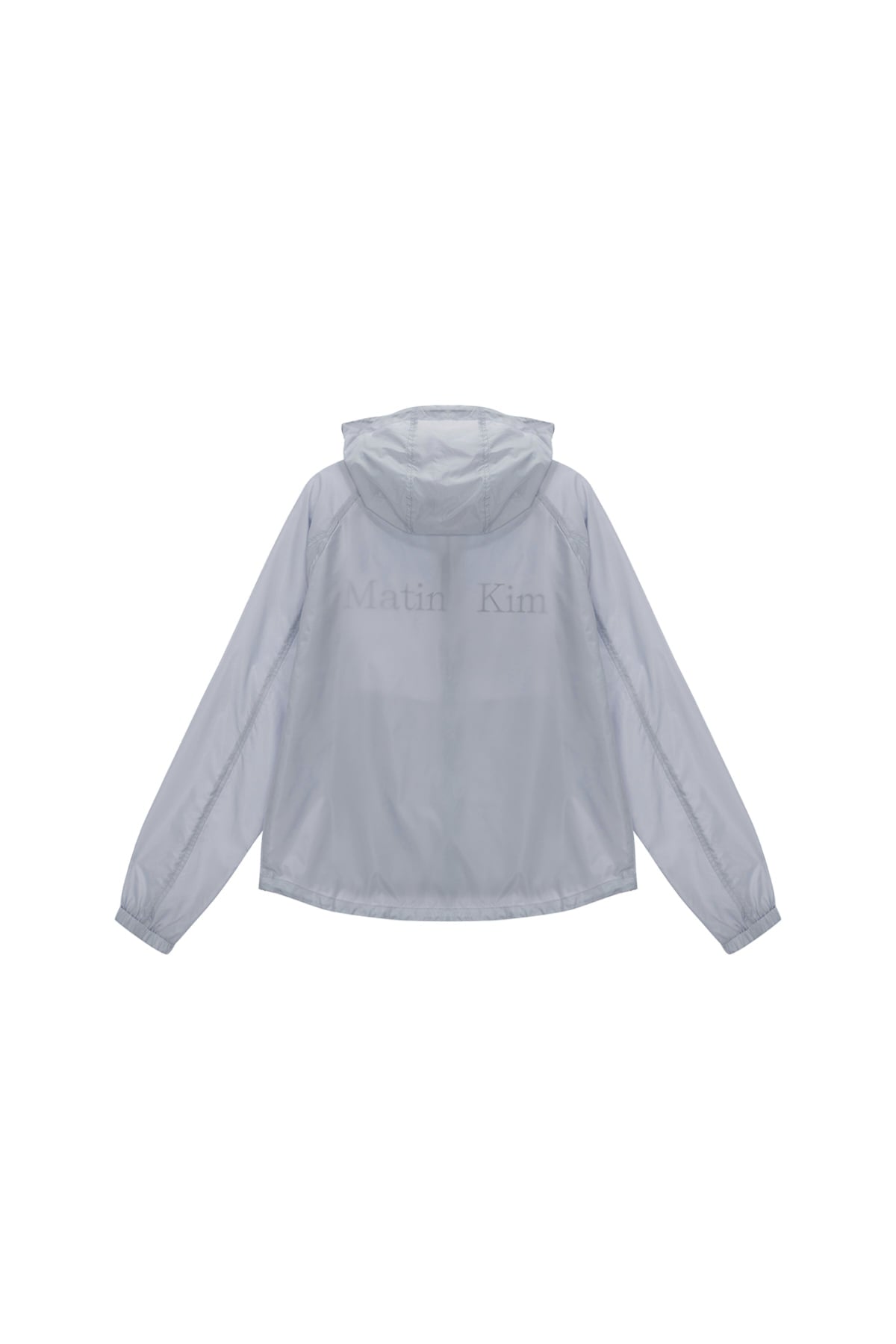 [matinkim] LIGHT HOODY WINDBREAKER FOR WOMEN IN BLUE