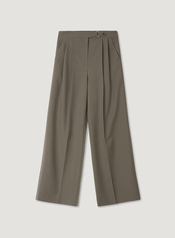 Mango Maniplease Tanner Pintuck Slacks