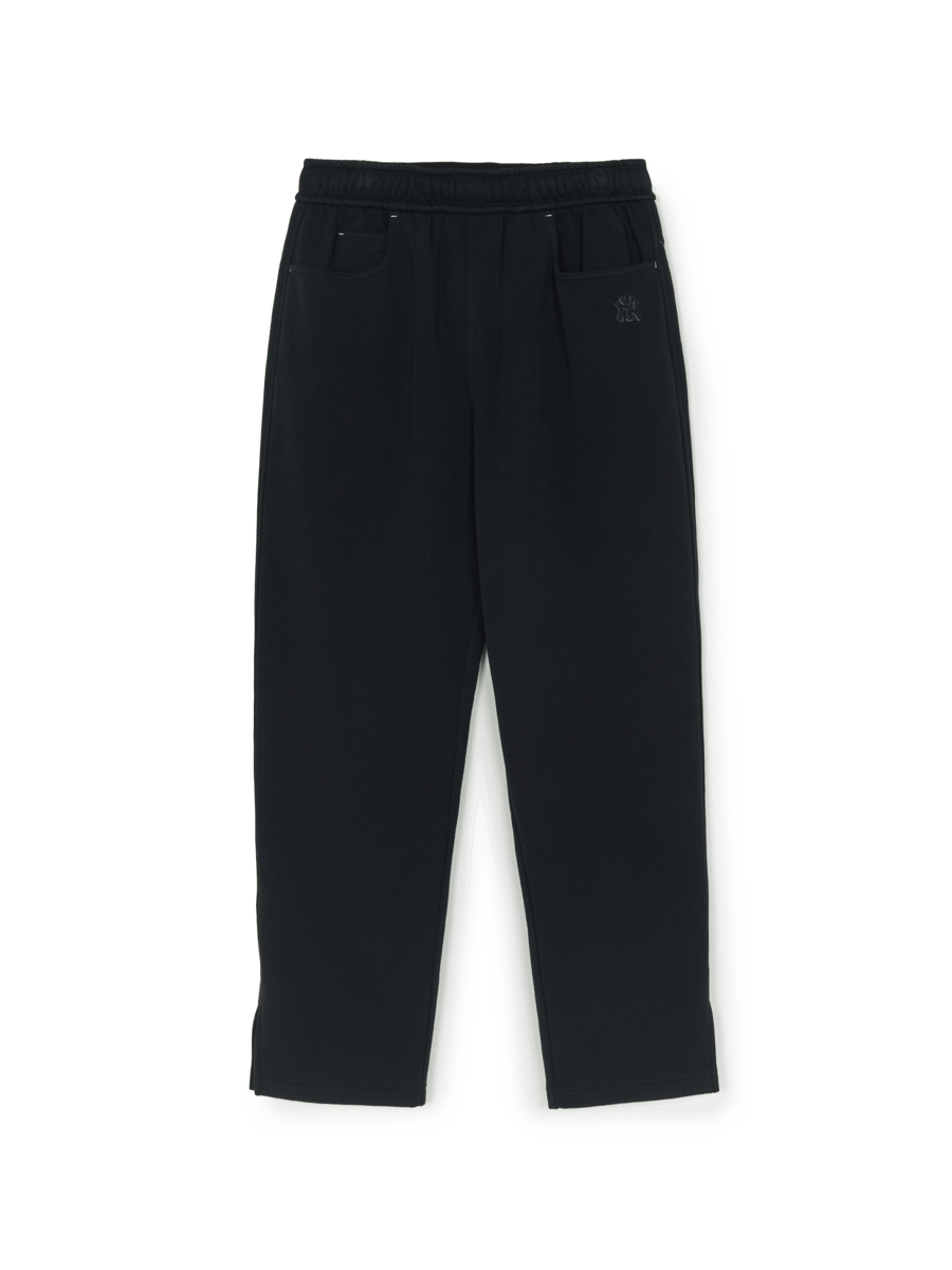 Basic Small-Logo Fleece-Lined Straight-Leg Pants — New York Yankees