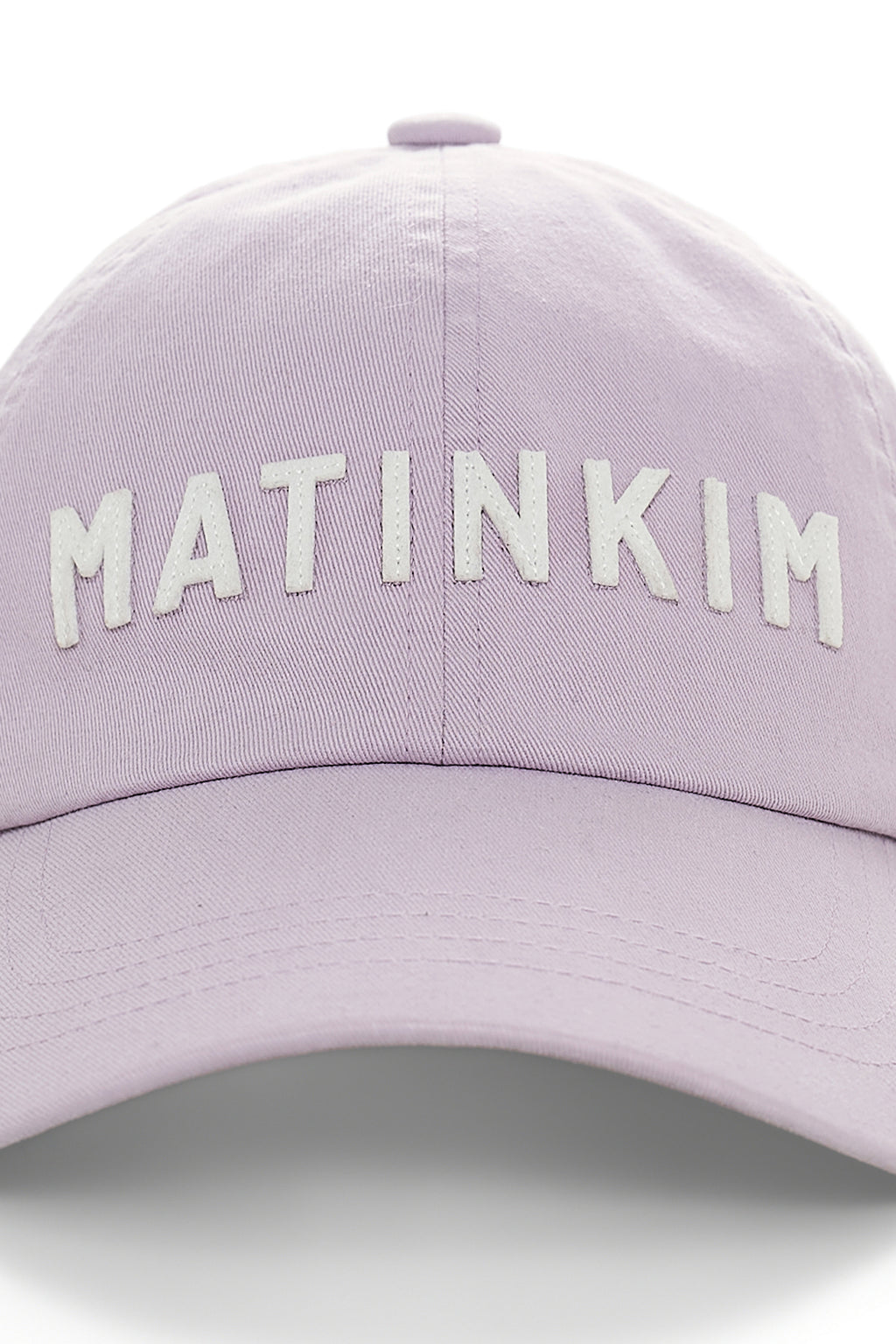 Matinkim Applique Felt Logo Ball Cap IN Lilac