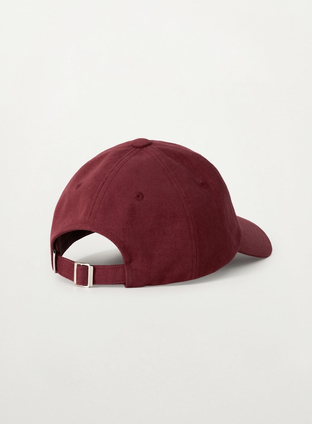 [SATUR] Satur X Tea House Classic Logo Ball Cap - Burgundy